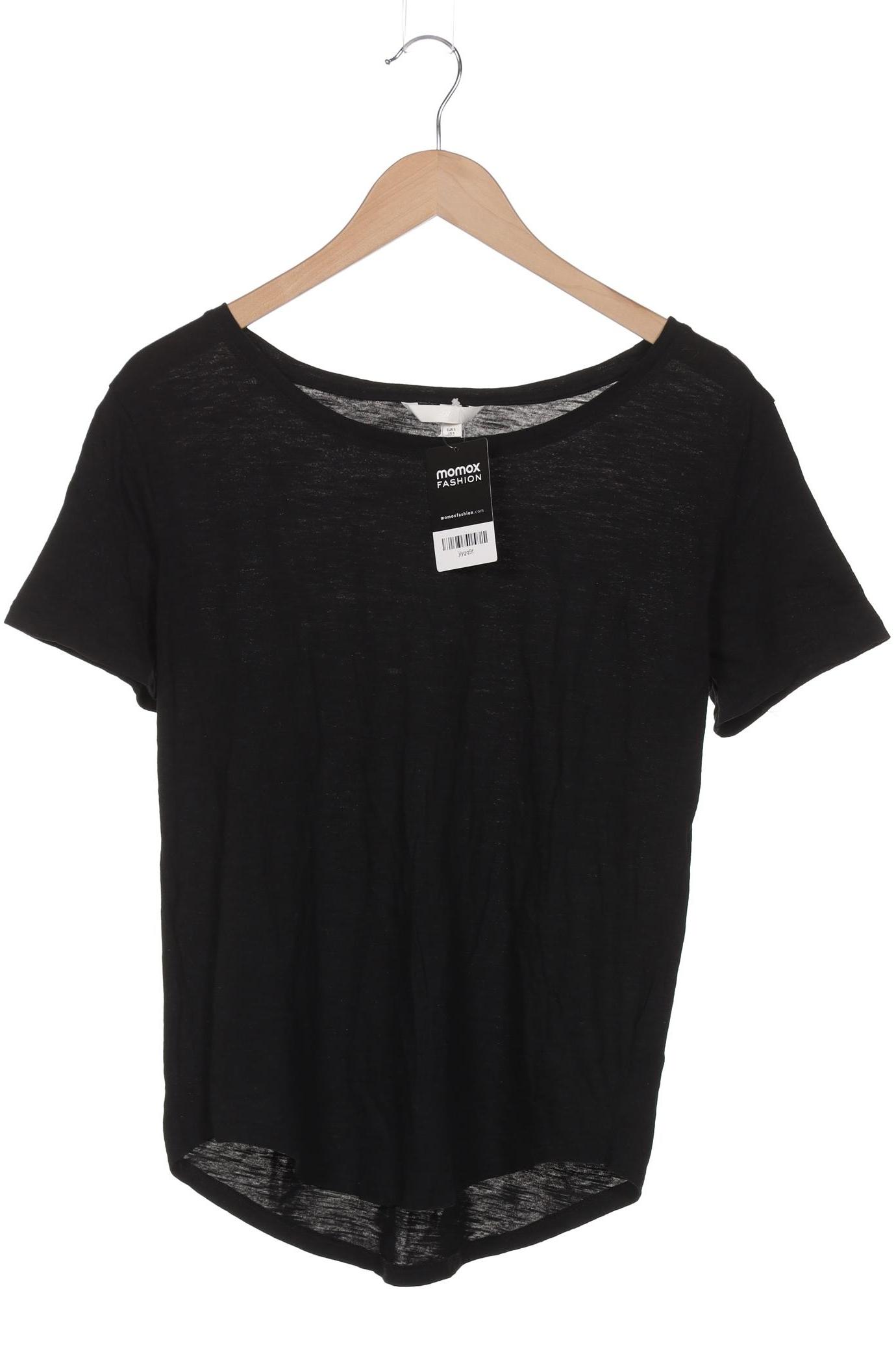 

H&M Damen T-Shirt, schwarz, Gr. 36