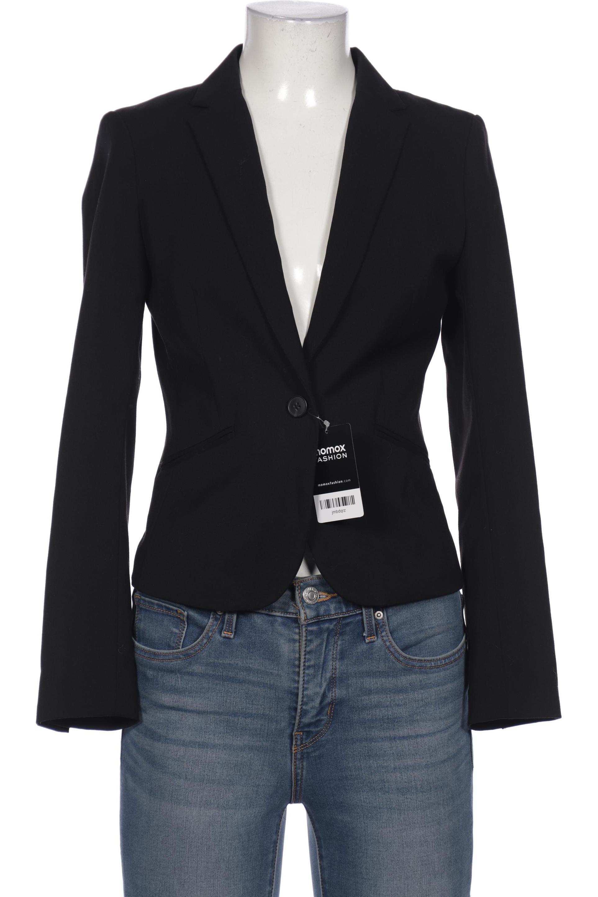 

H&M Damen Blazer, schwarz, Gr. 34