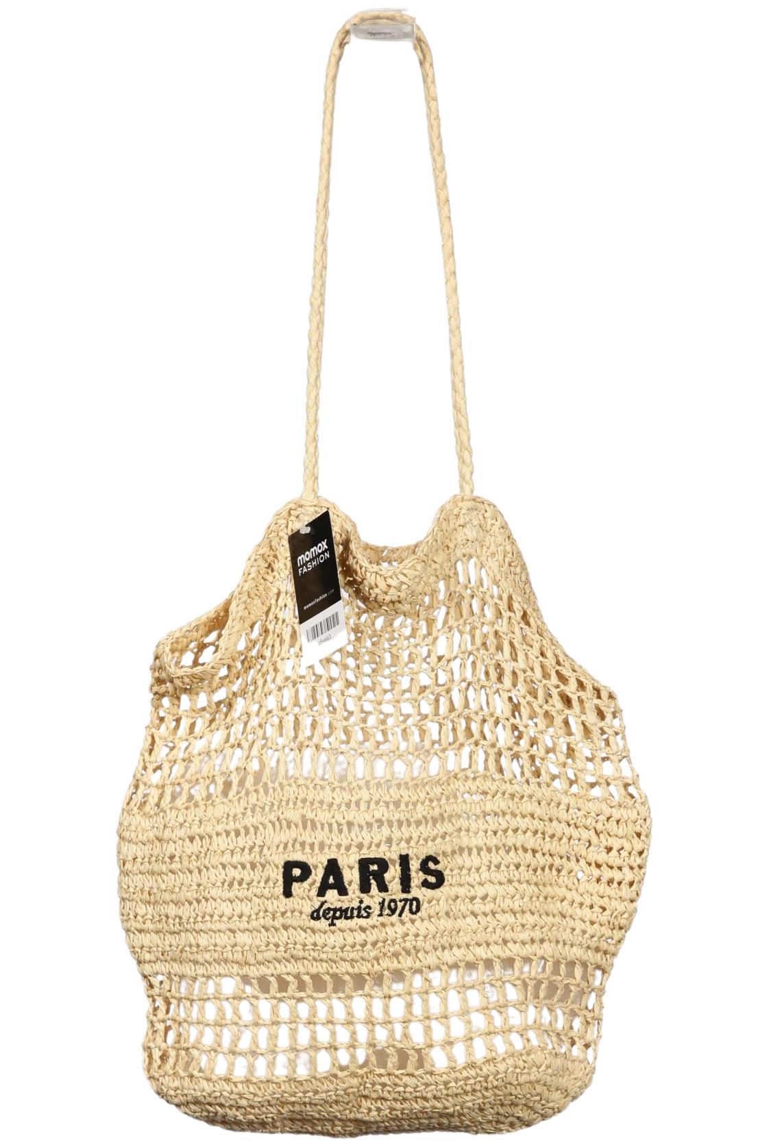 

H&M Damen Handtasche, beige, Gr.