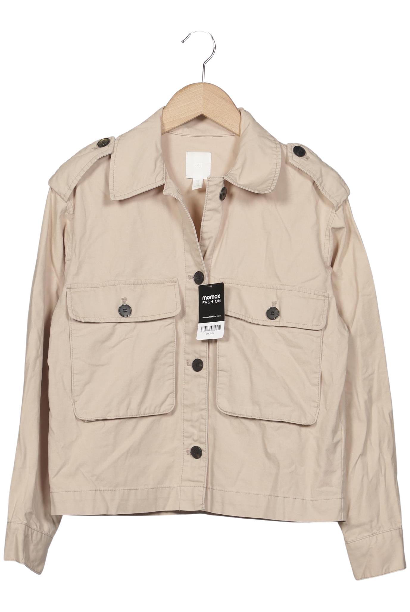 

H&M Damen Jacke, beige, Gr. 34