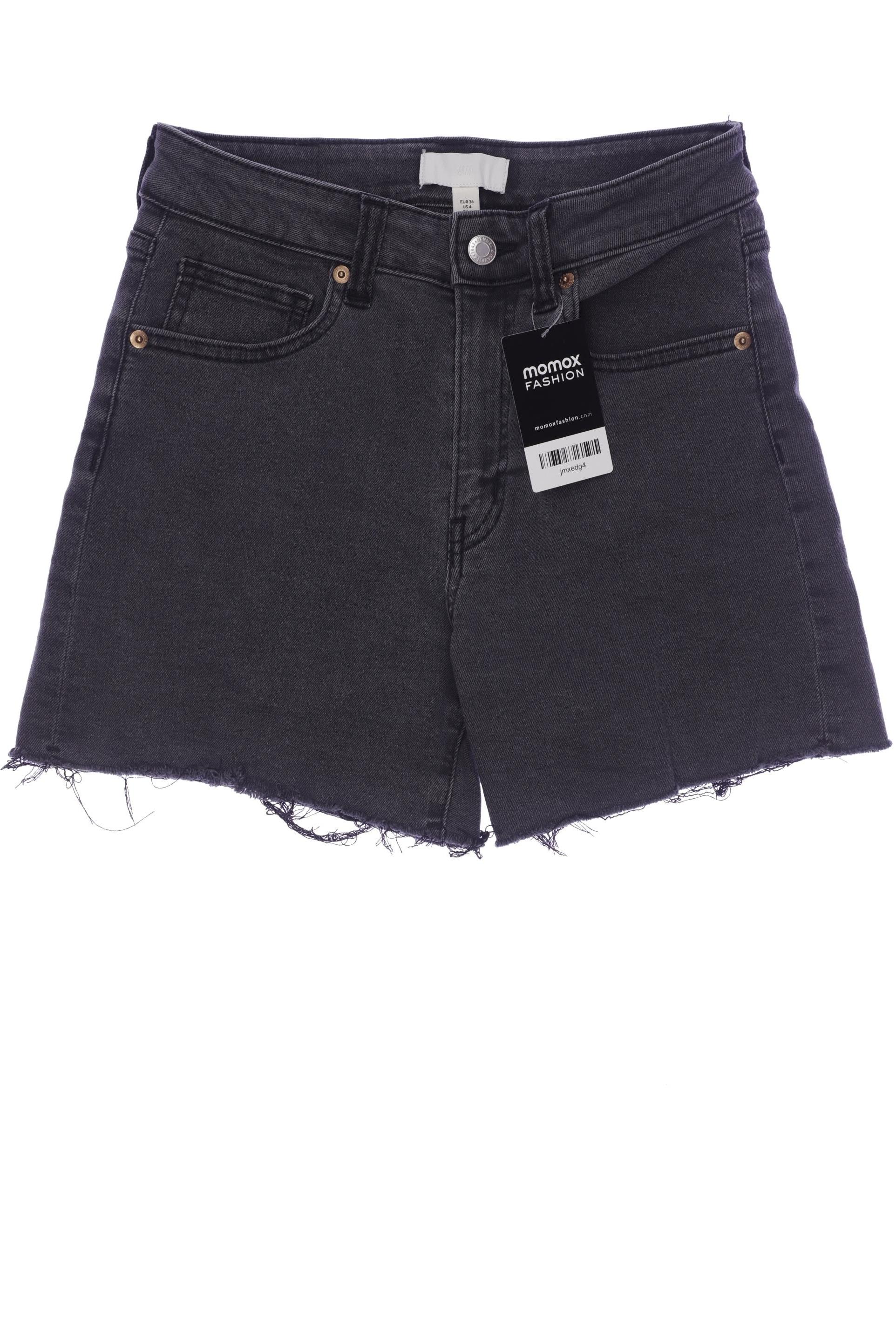 

H&M Damen Shorts, grau, Gr. 36