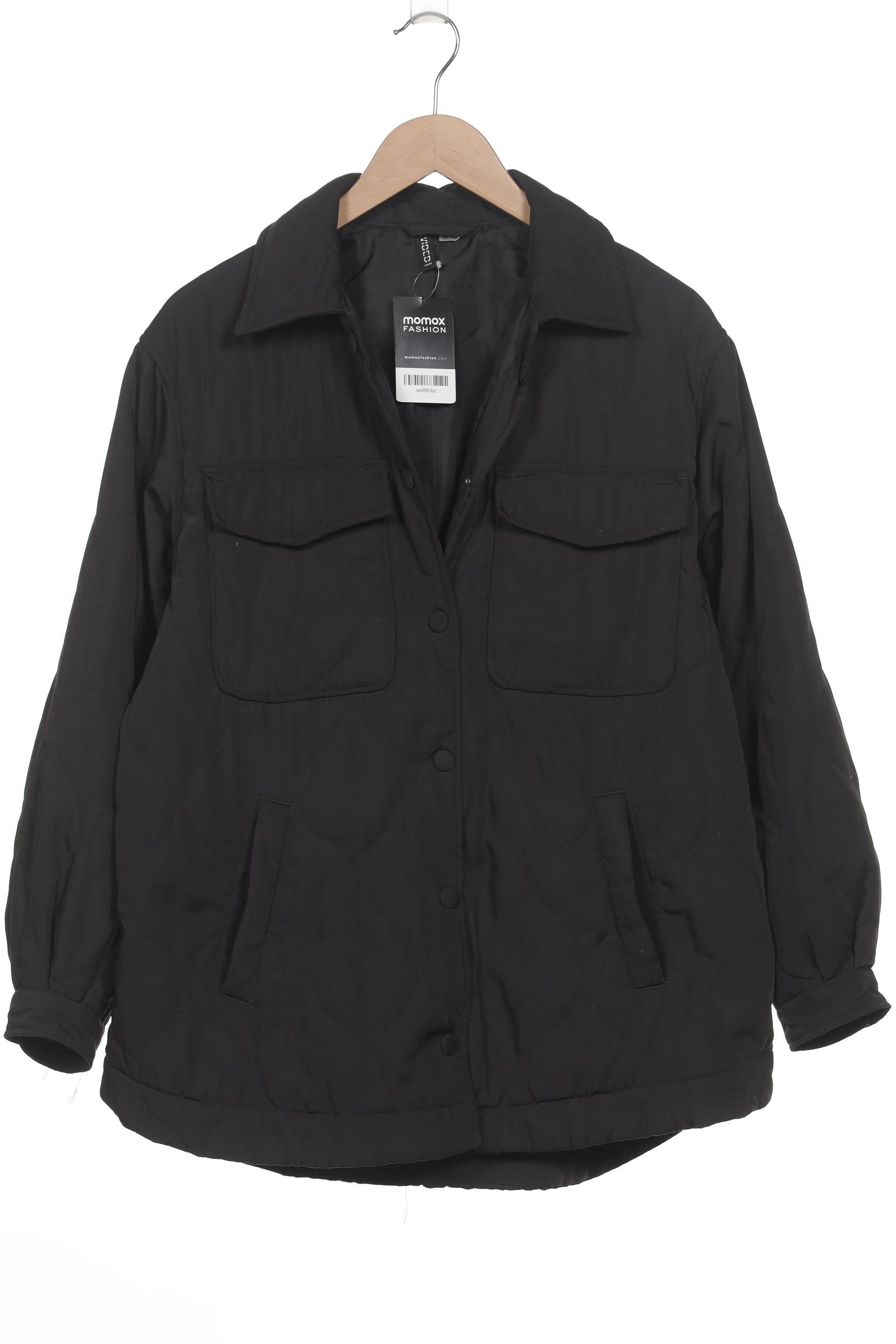 

H&M Damen Jacke, schwarz, Gr. 38