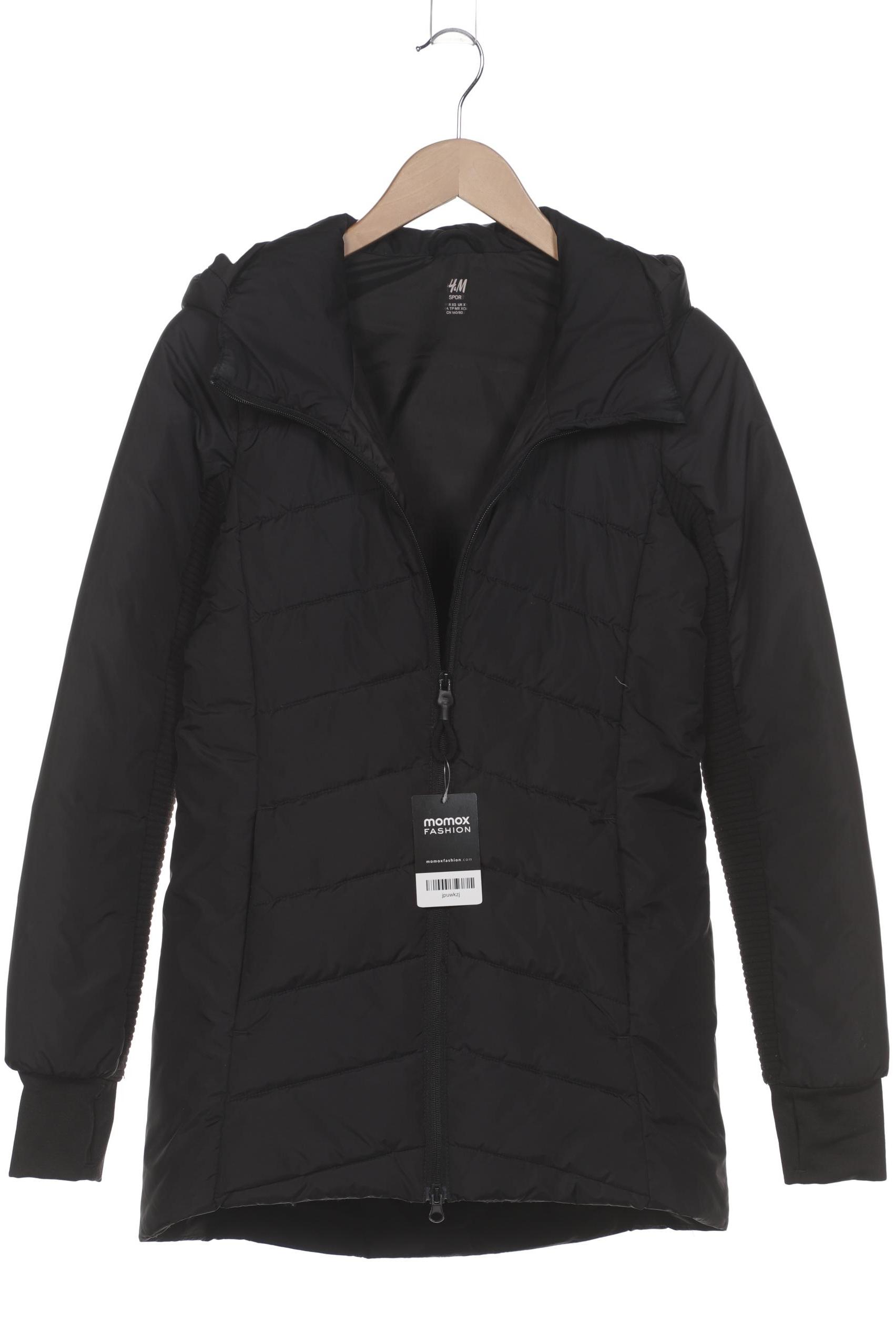 

H&M Damen Mantel, schwarz, Gr. 34
