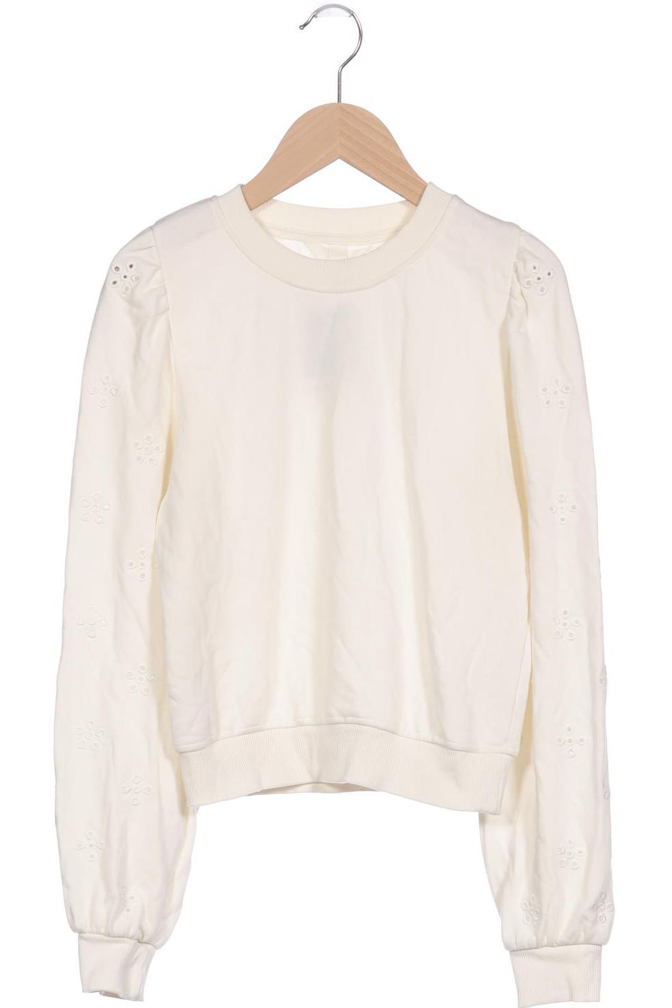 

H&M Damen Sweatshirt, cremeweiß, Gr. 34