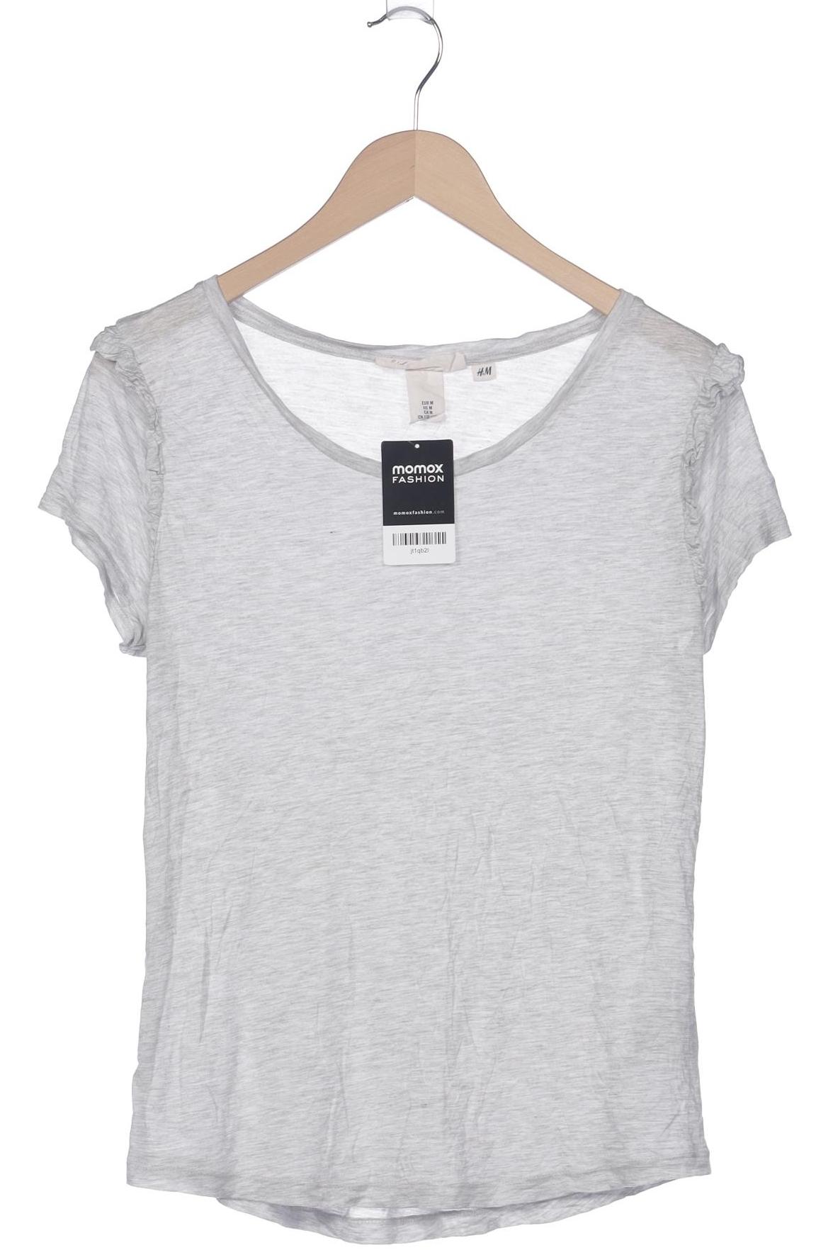 

H&M Damen T-Shirt, grau, Gr. 38