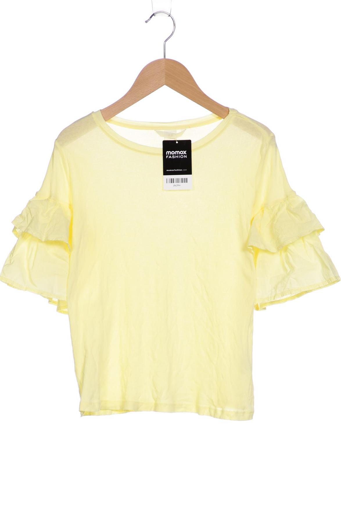 

H&M Damen T-Shirt, gelb