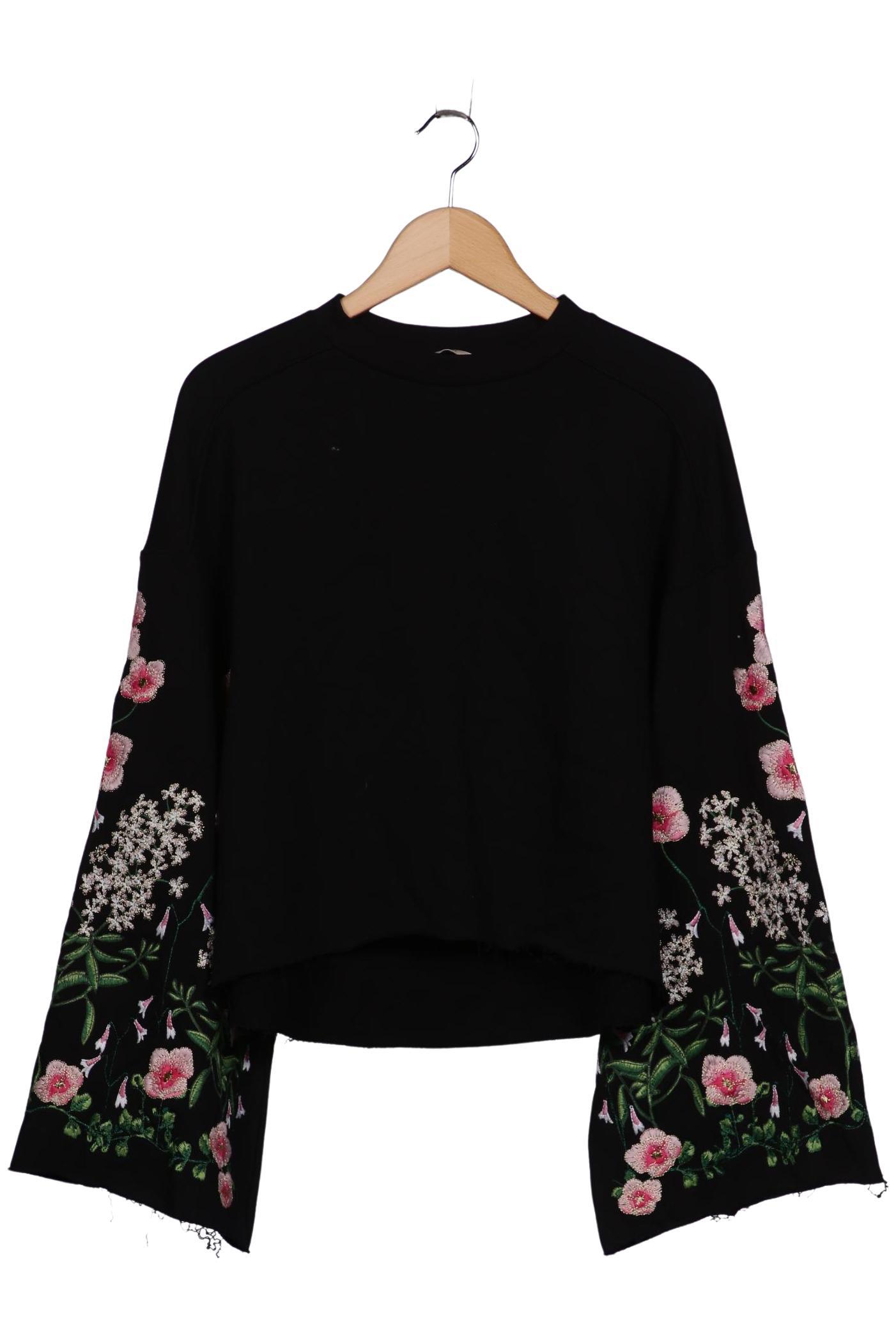 

H&M Damen Sweatshirt, schwarz, Gr. 36