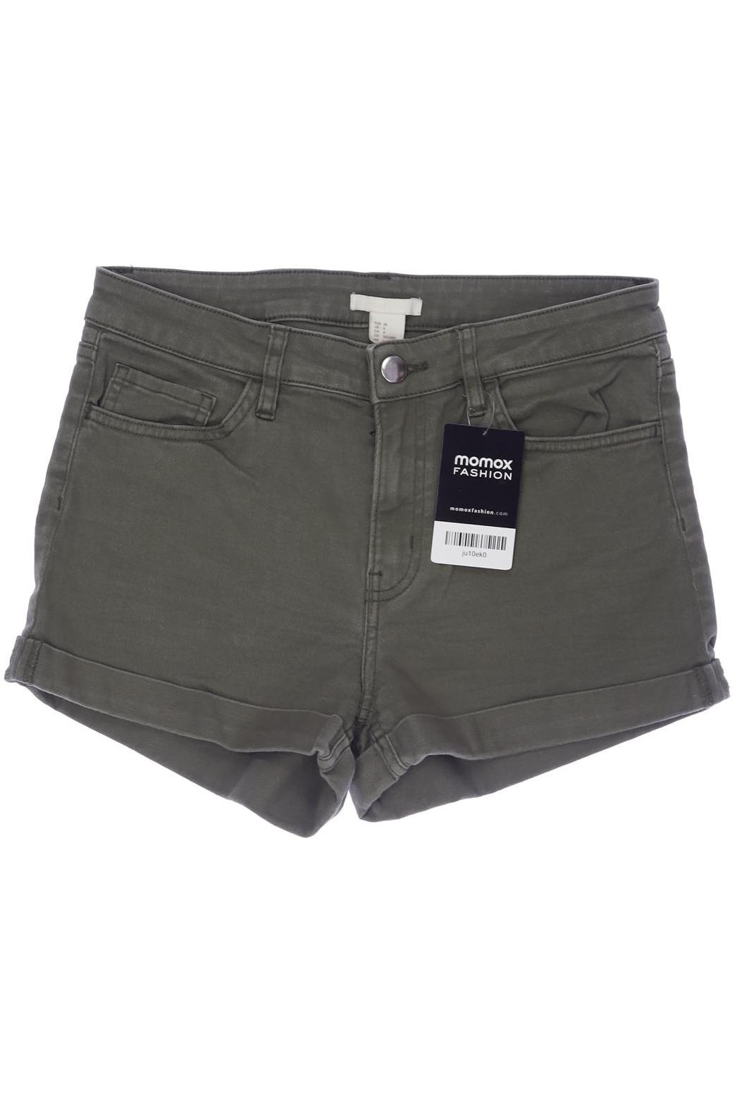 

H&M Damen Shorts, grün, Gr. 36