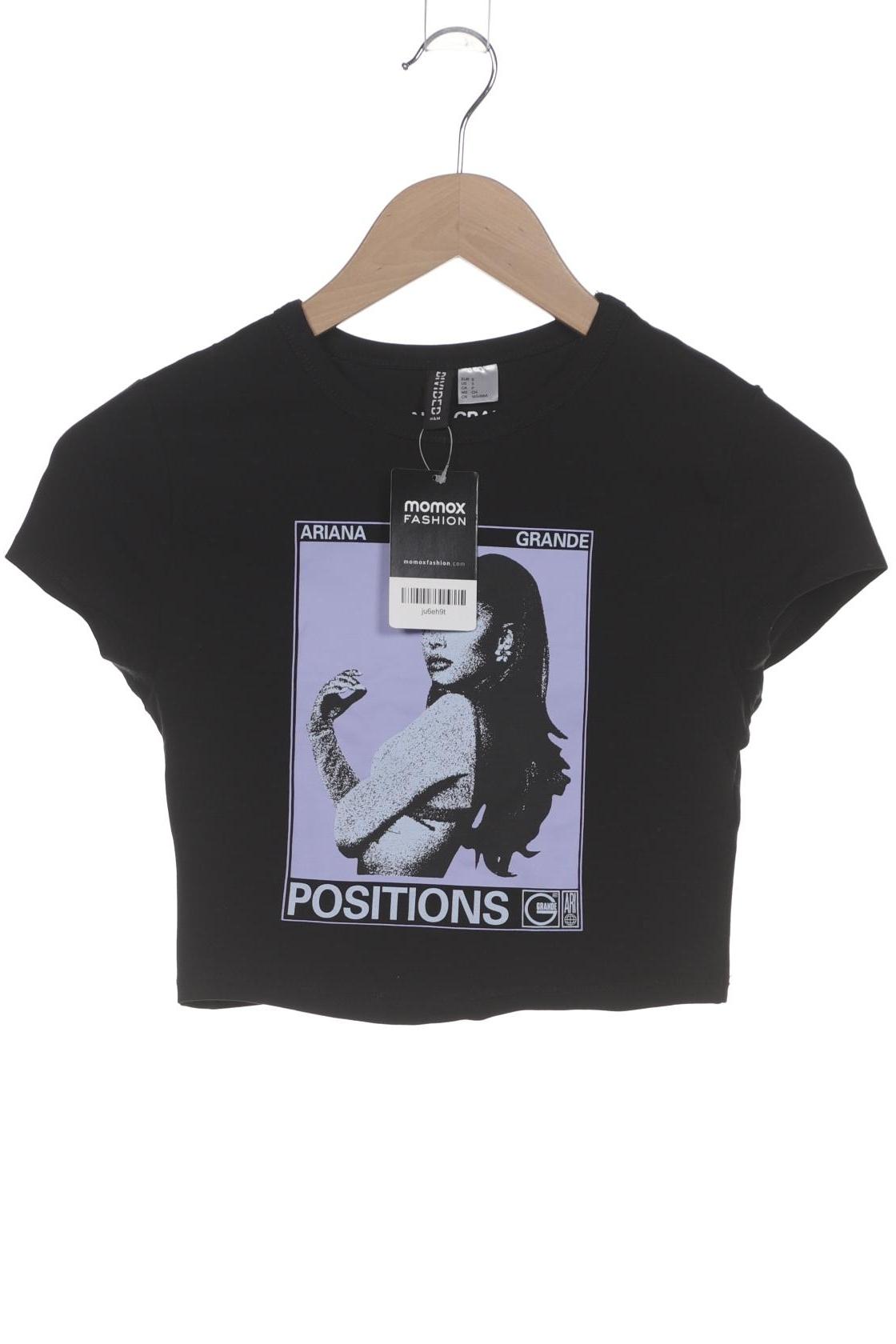 

H&M Damen T-Shirt, schwarz, Gr. 36