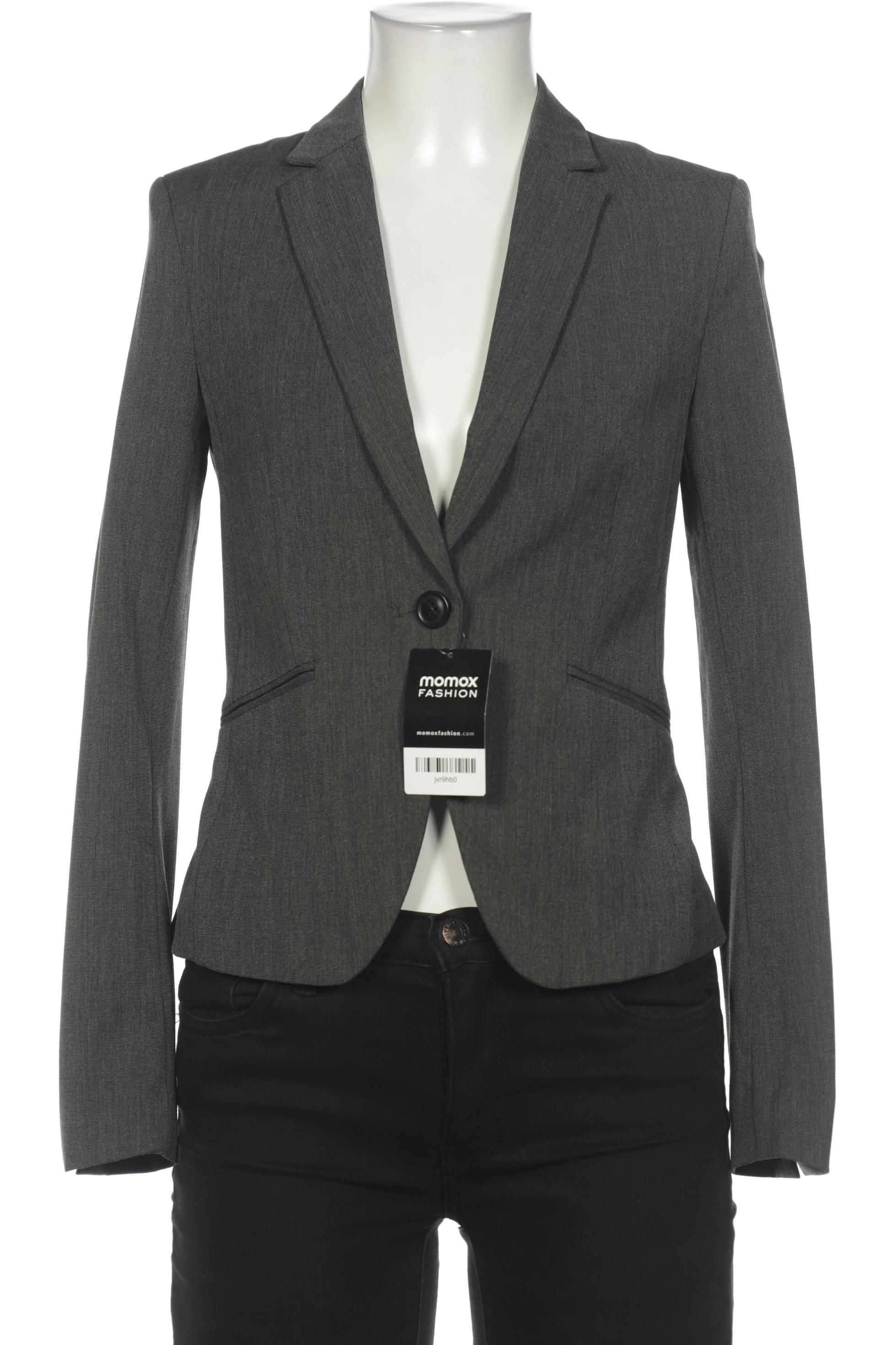 

H&M Damen Blazer, grau, Gr. 34