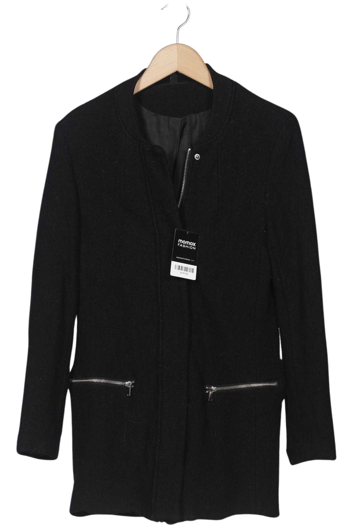 

H&M Damen Mantel, schwarz, Gr. 36