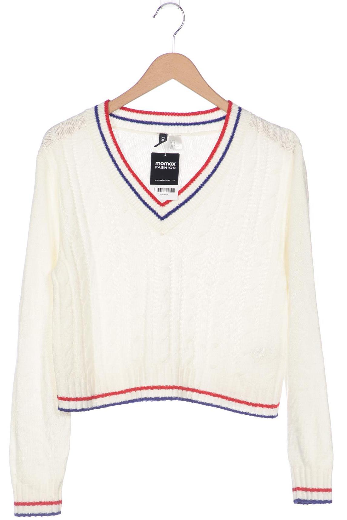 

H&M Damen Pullover, weiß, Gr. 38
