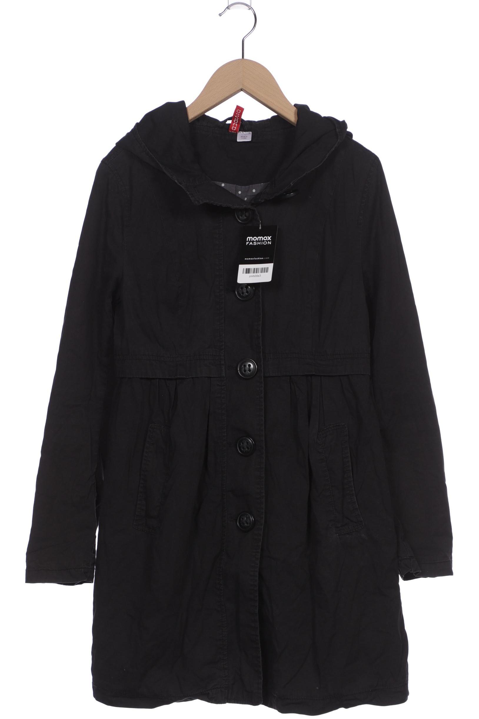 

H&M Damen Mantel, schwarz, Gr. 38