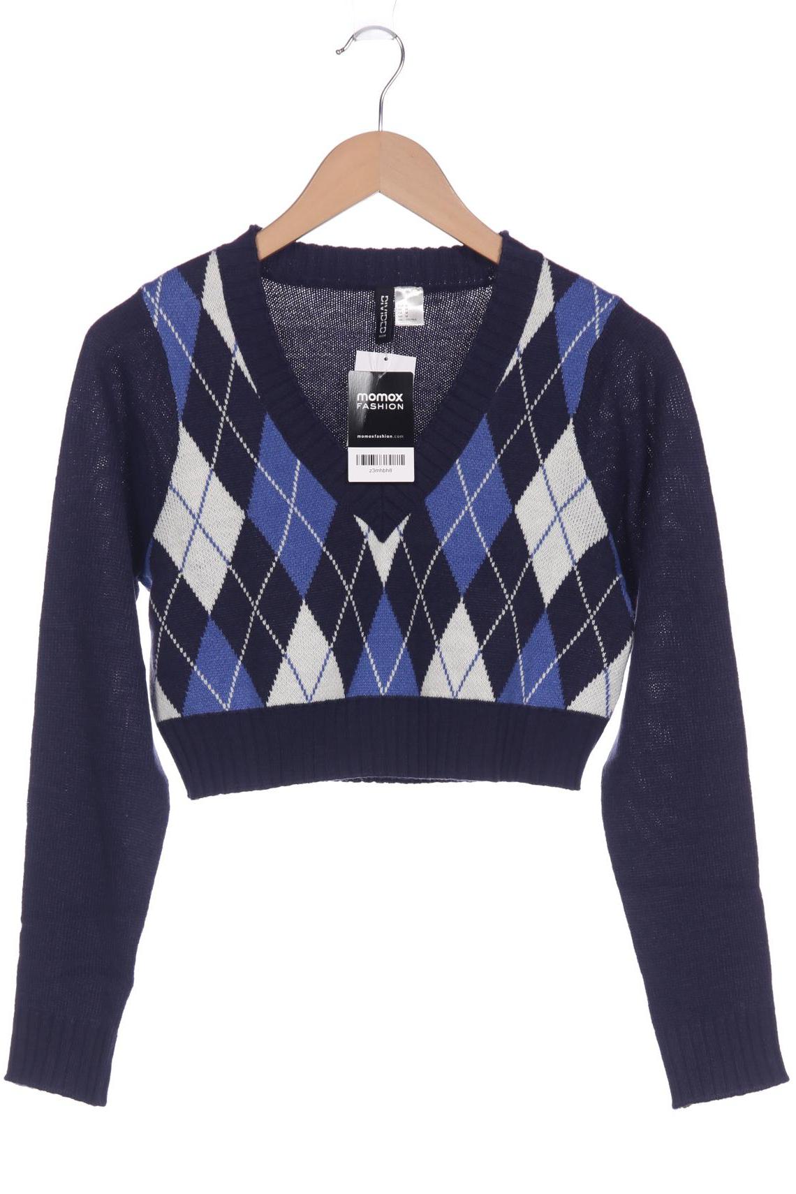 

H&M Damen Pullover, marineblau, Gr. 38