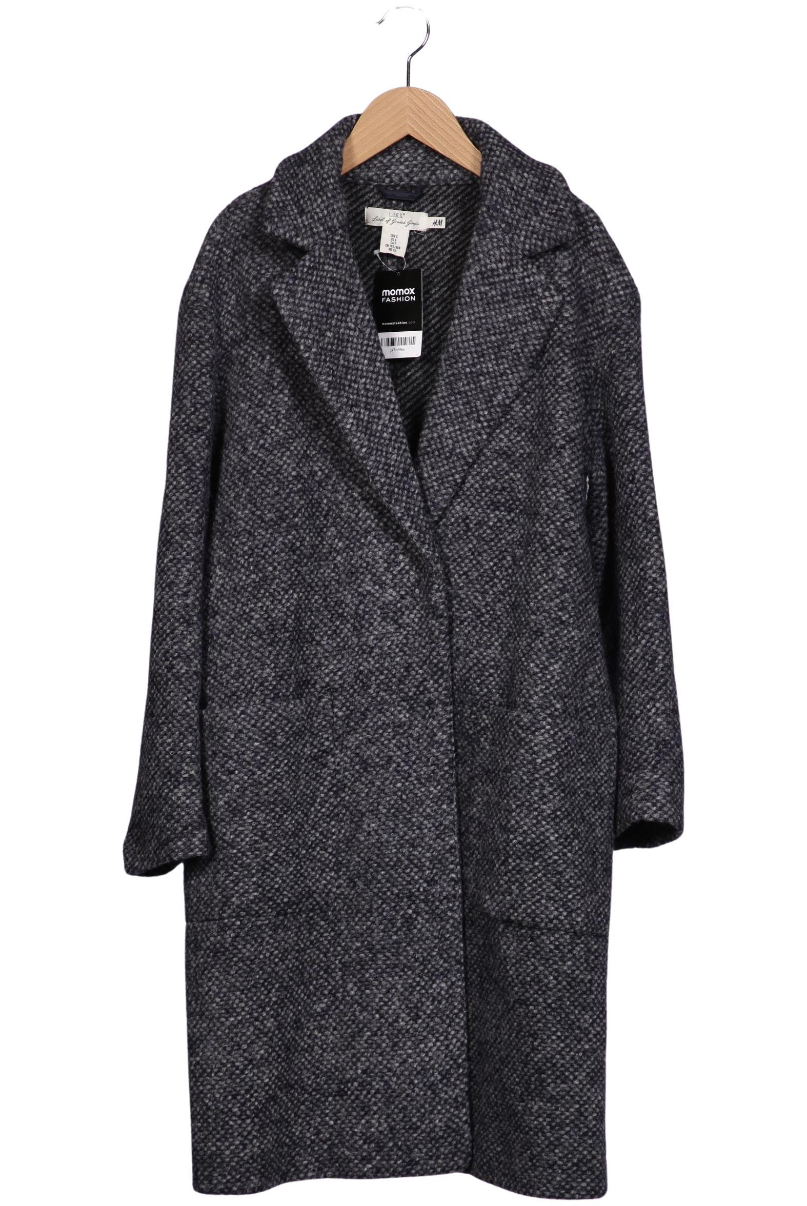 

H&M Damen Mantel, grau, Gr. 36