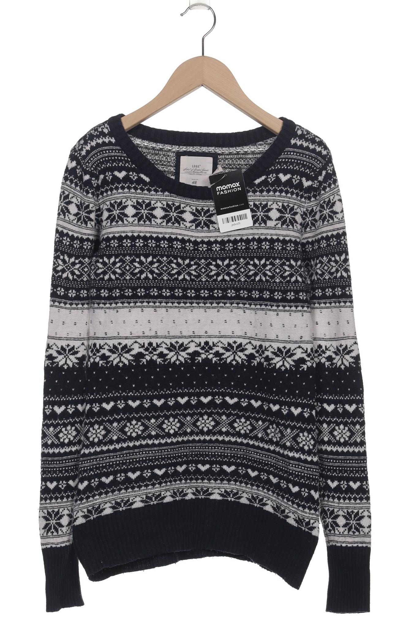 

H&M Damen Pullover, marineblau, Gr. 38