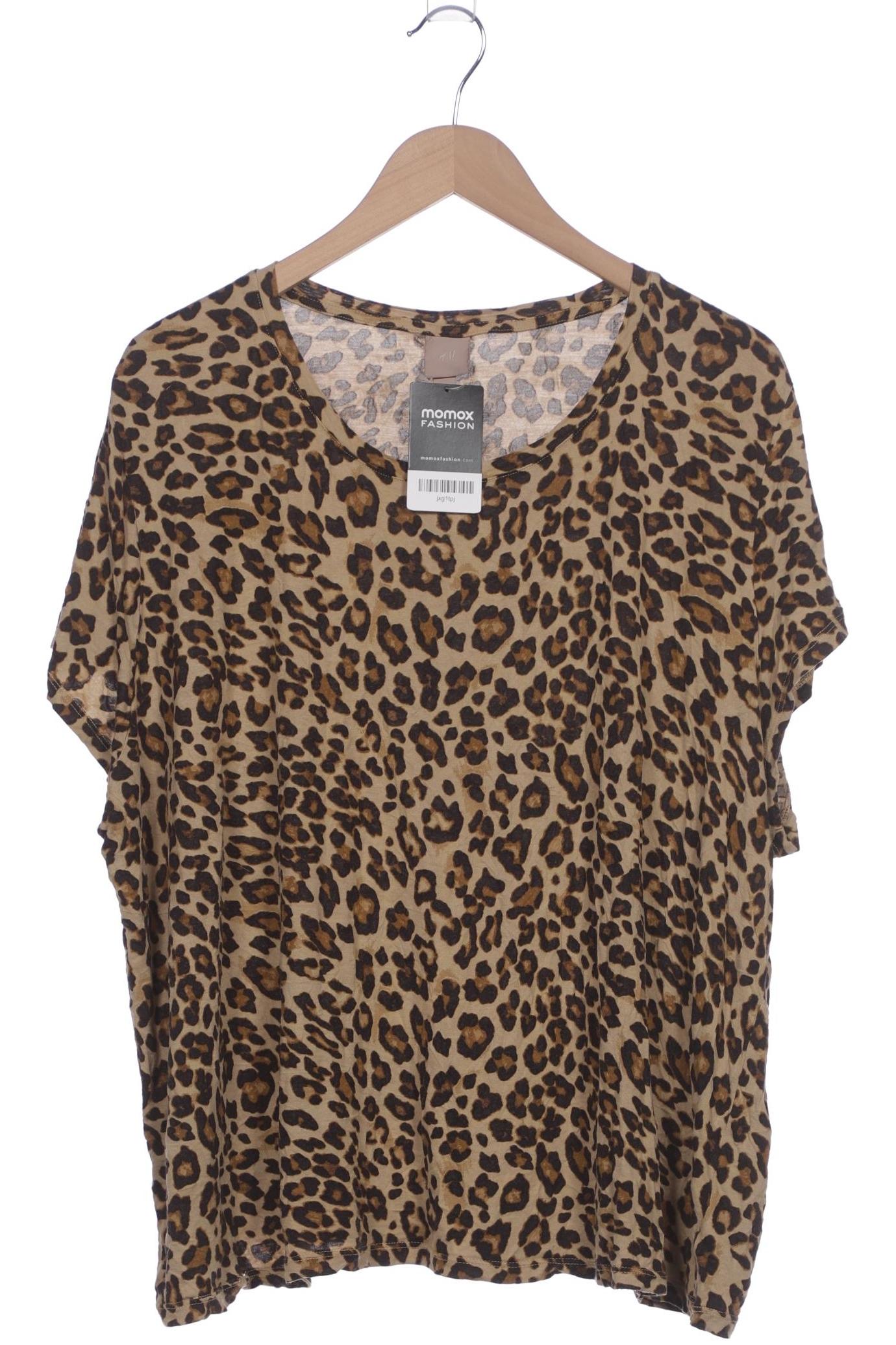 

H&M Damen T-Shirt, braun, Gr. 48