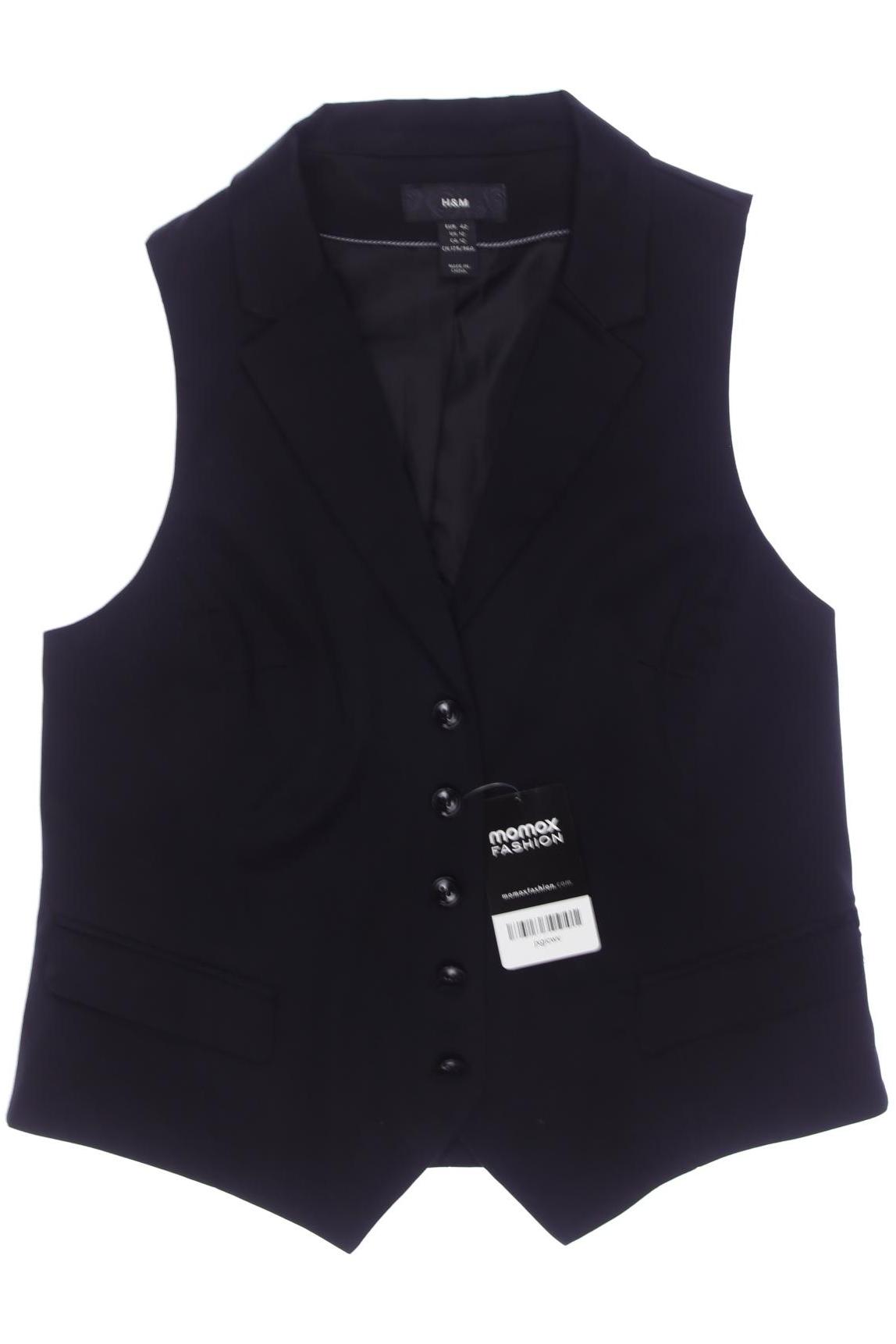 

H&M Damen Weste, schwarz, Gr. 42
