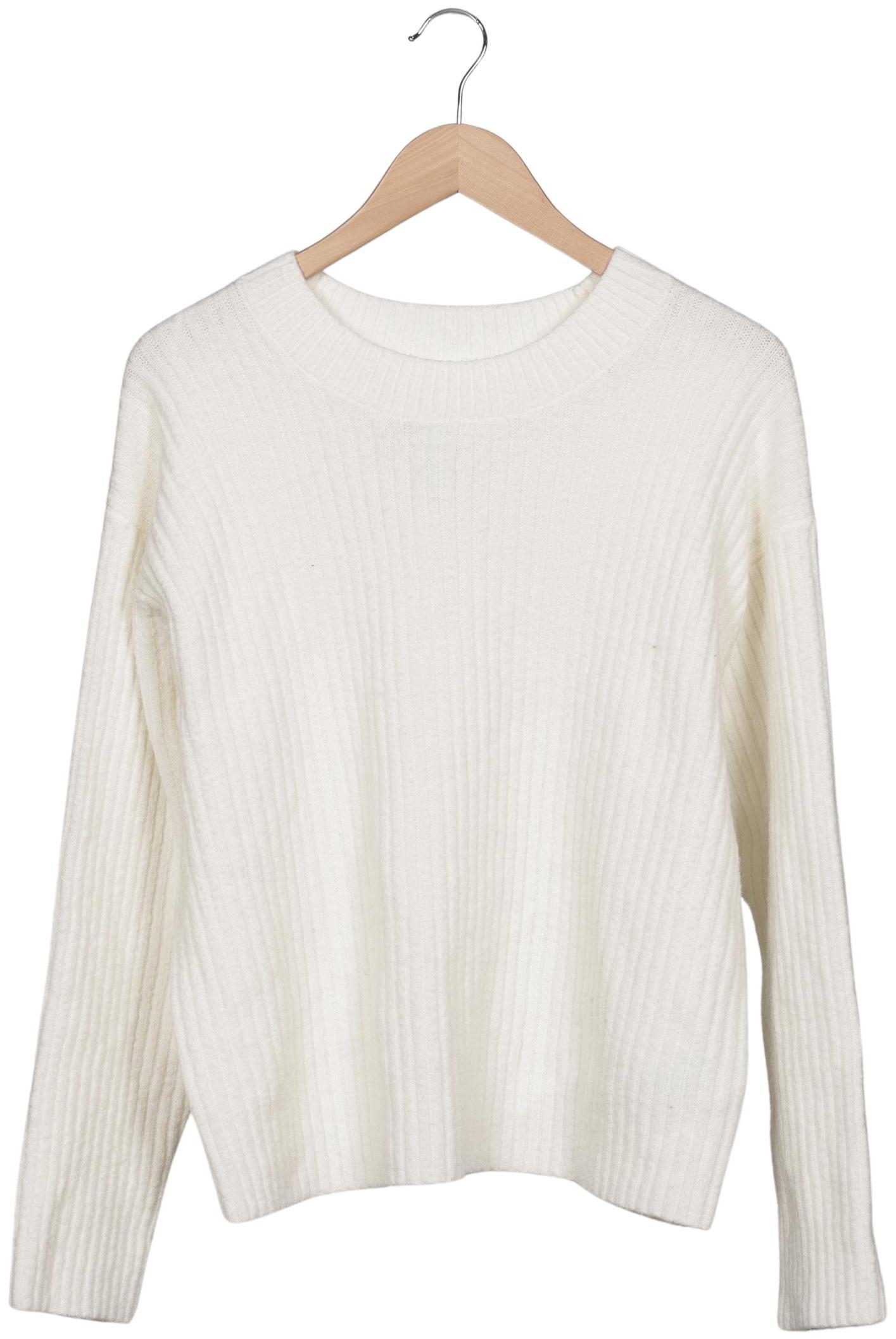 

H&M Damen Pullover, weiß, Gr. 38