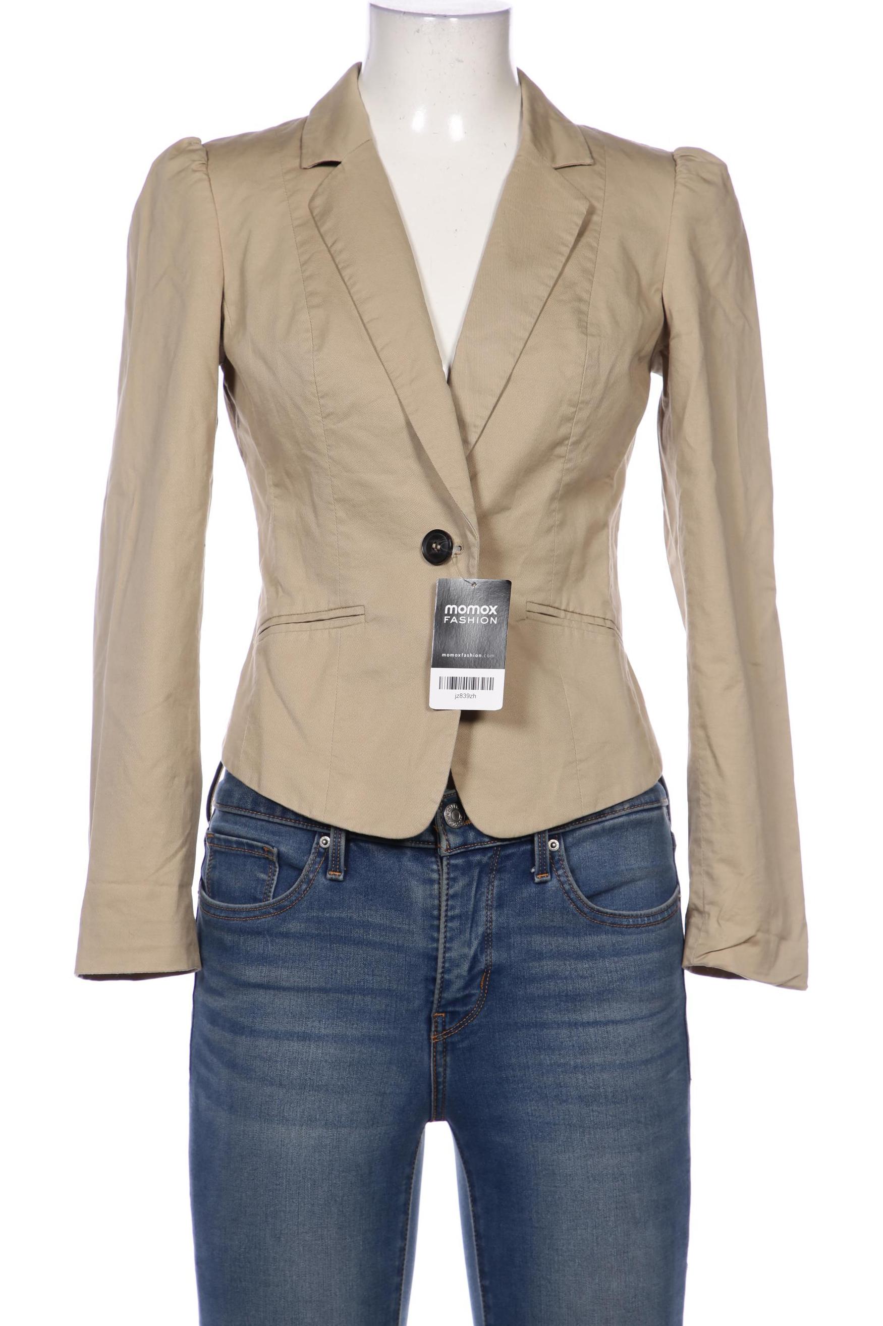 

H&M Damen Blazer, beige, Gr. 34