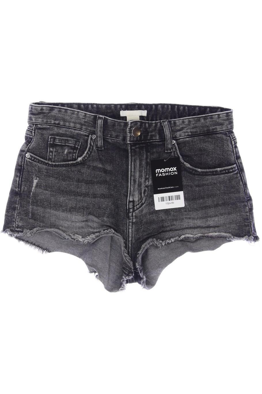 

H&M Damen Shorts, grau, Gr. 34