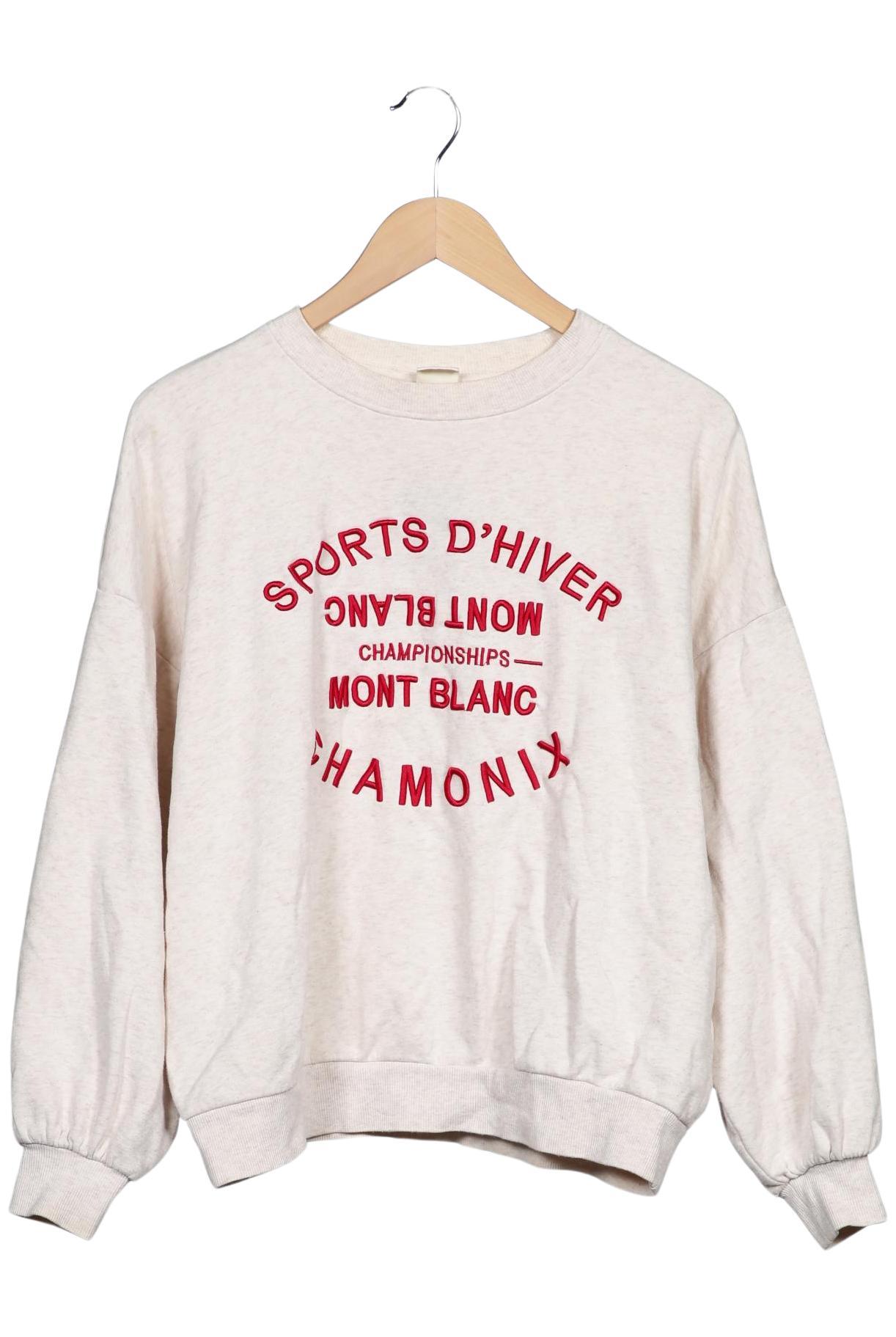 

H&M Damen Sweatshirt, beige, Gr. 36