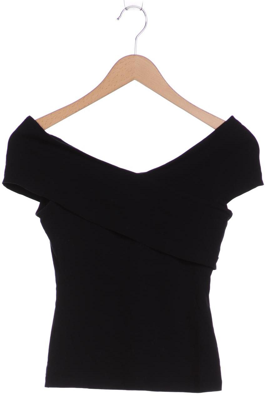 

H&M Damen T-Shirt, schwarz
