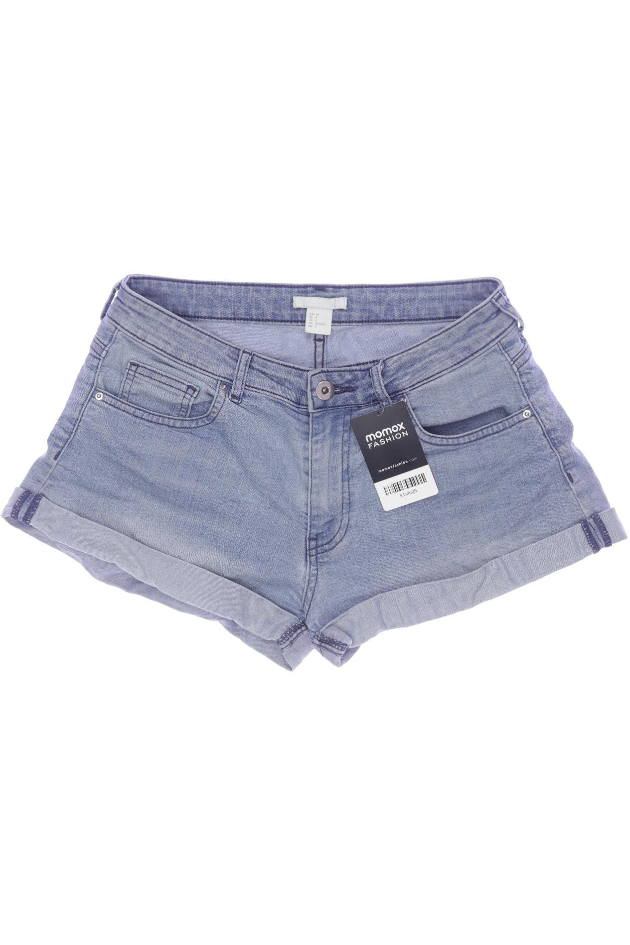 

H&M Damen Shorts, blau, Gr. 34