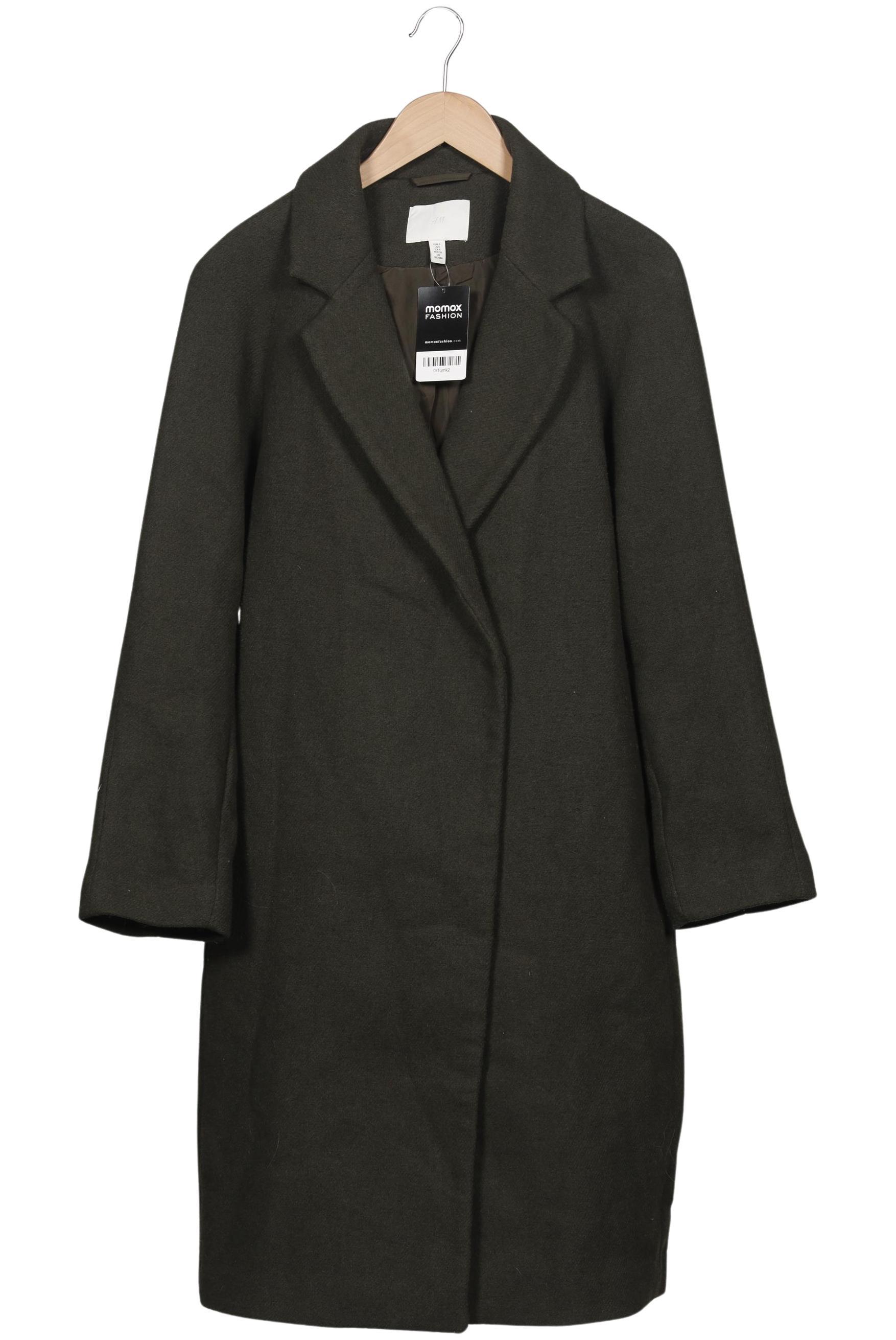 

H&M Damen Mantel, grün, Gr. 36