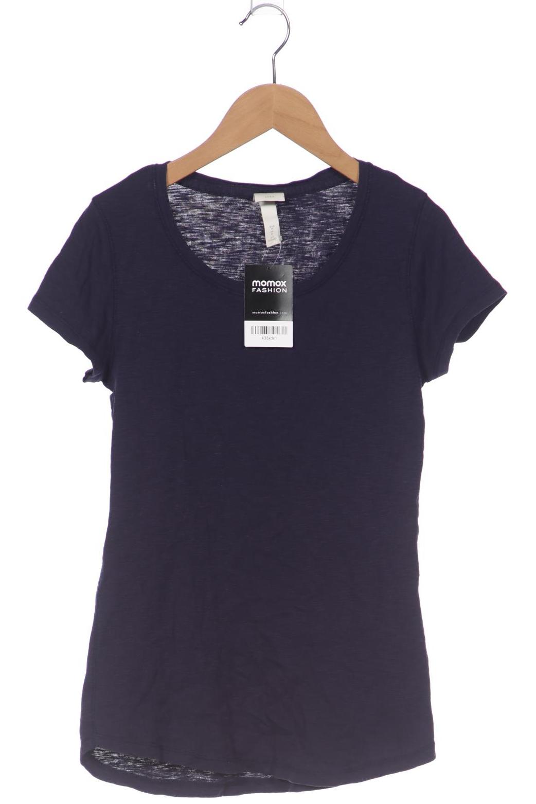 

H&M Damen T-Shirt, marineblau, Gr. 38