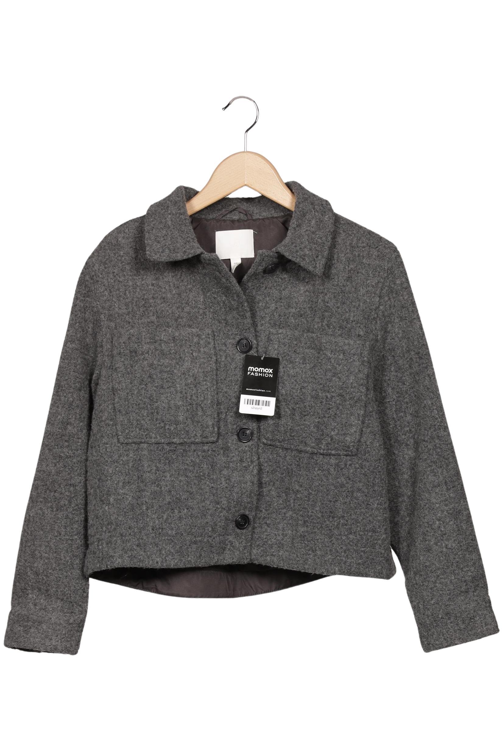 

H&M Damen Jacke, grau, Gr. 36