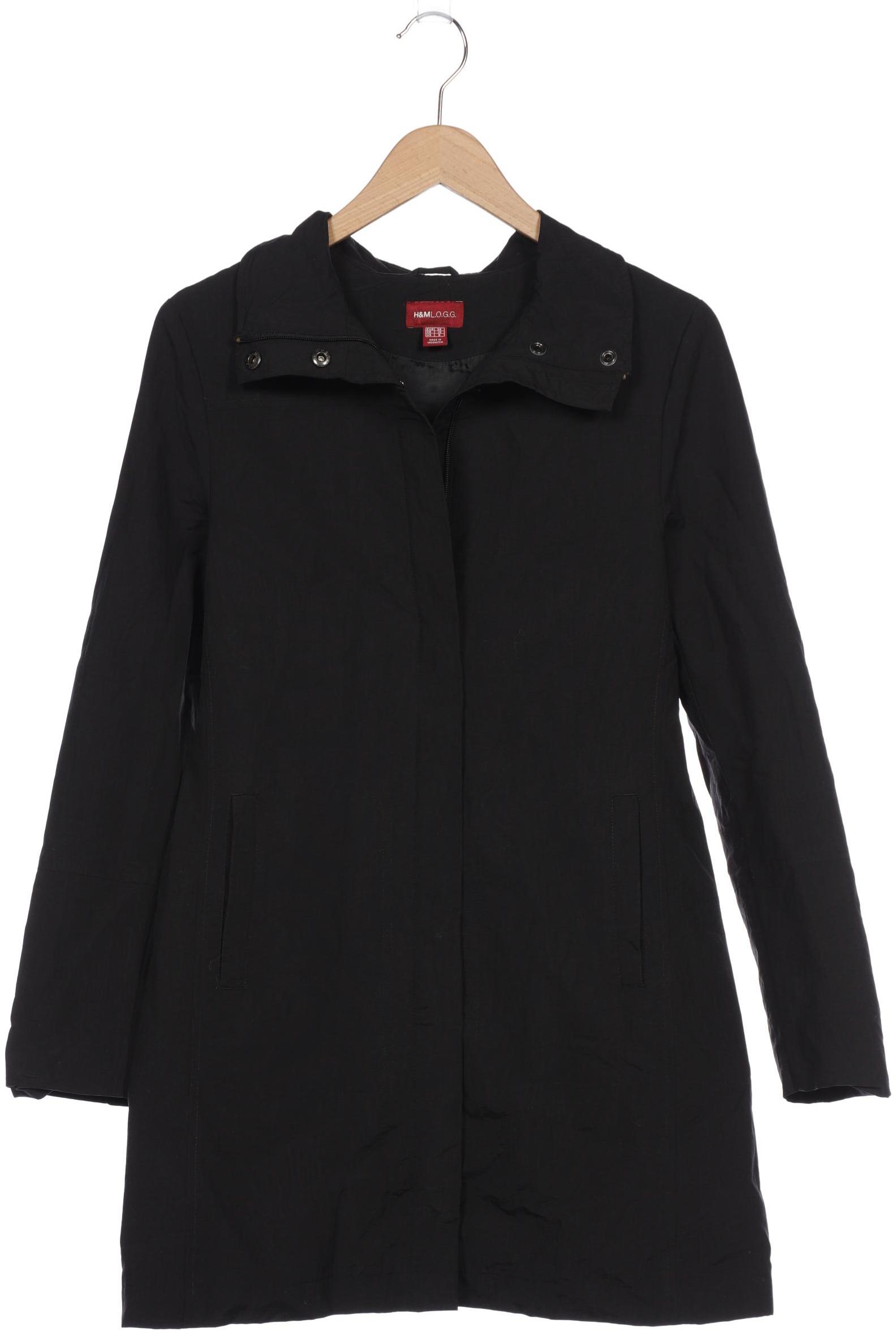 

H&M Damen Mantel, schwarz