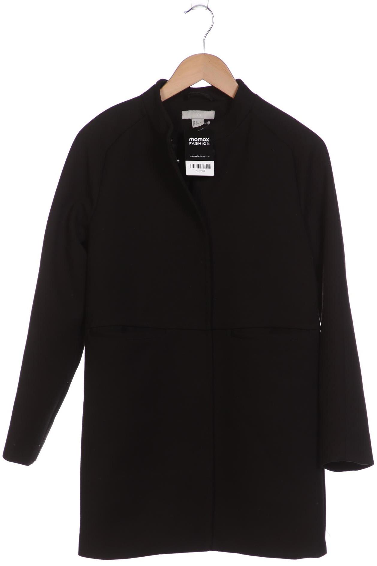 

H&M Damen Mantel, schwarz, Gr. 34
