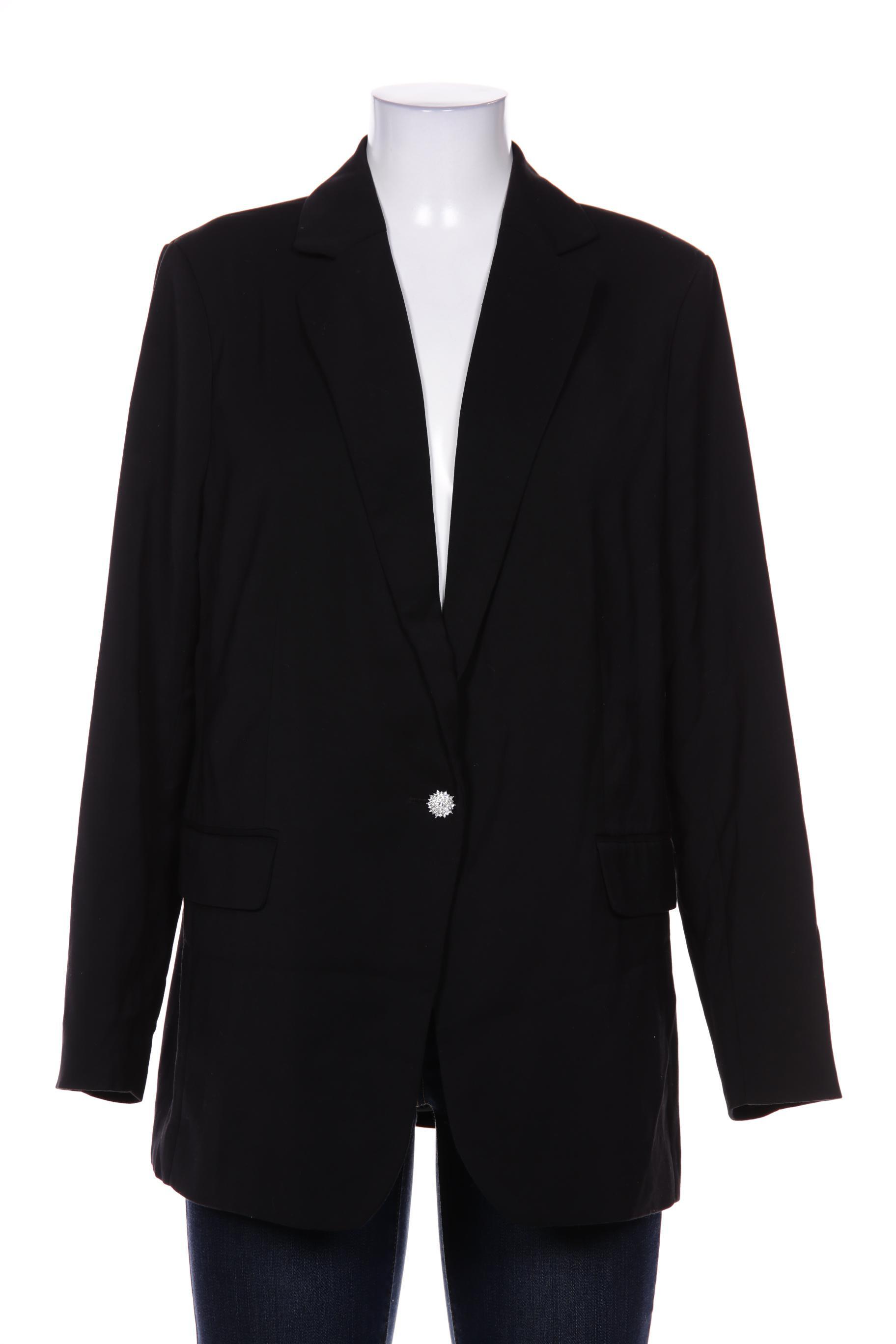 

H&M Damen Blazer, schwarz, Gr. 46