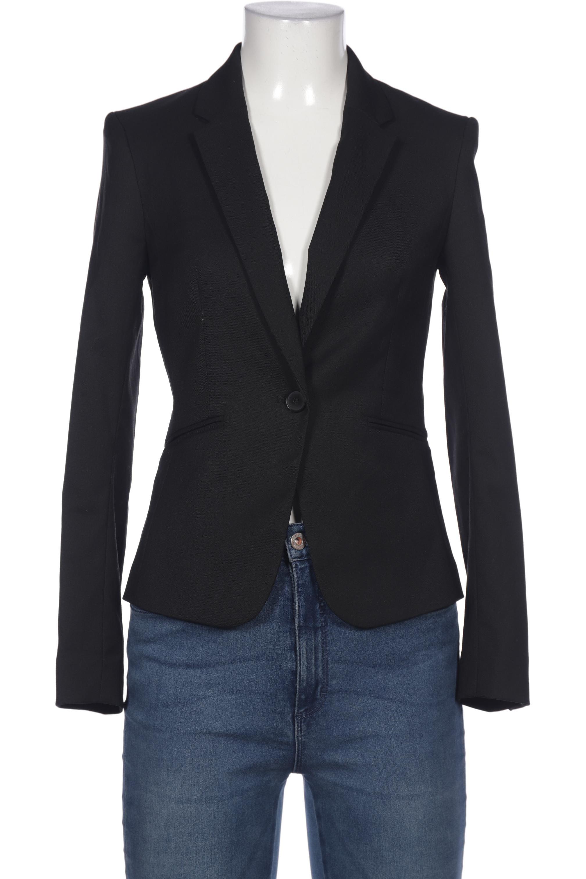 

H&M Damen Blazer, schwarz, Gr. 34
