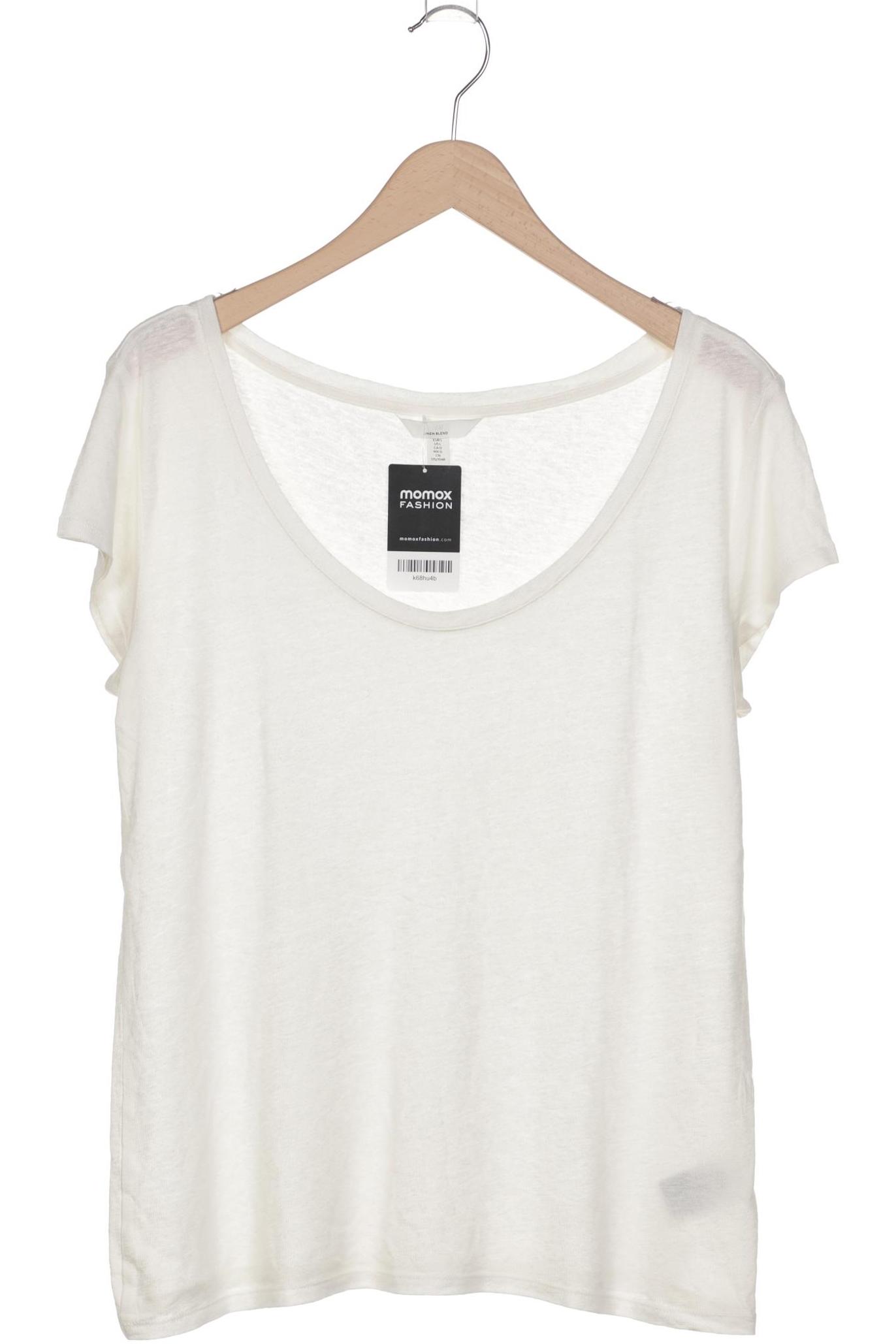 

H&M Damen T-Shirt, weiß, Gr. 42