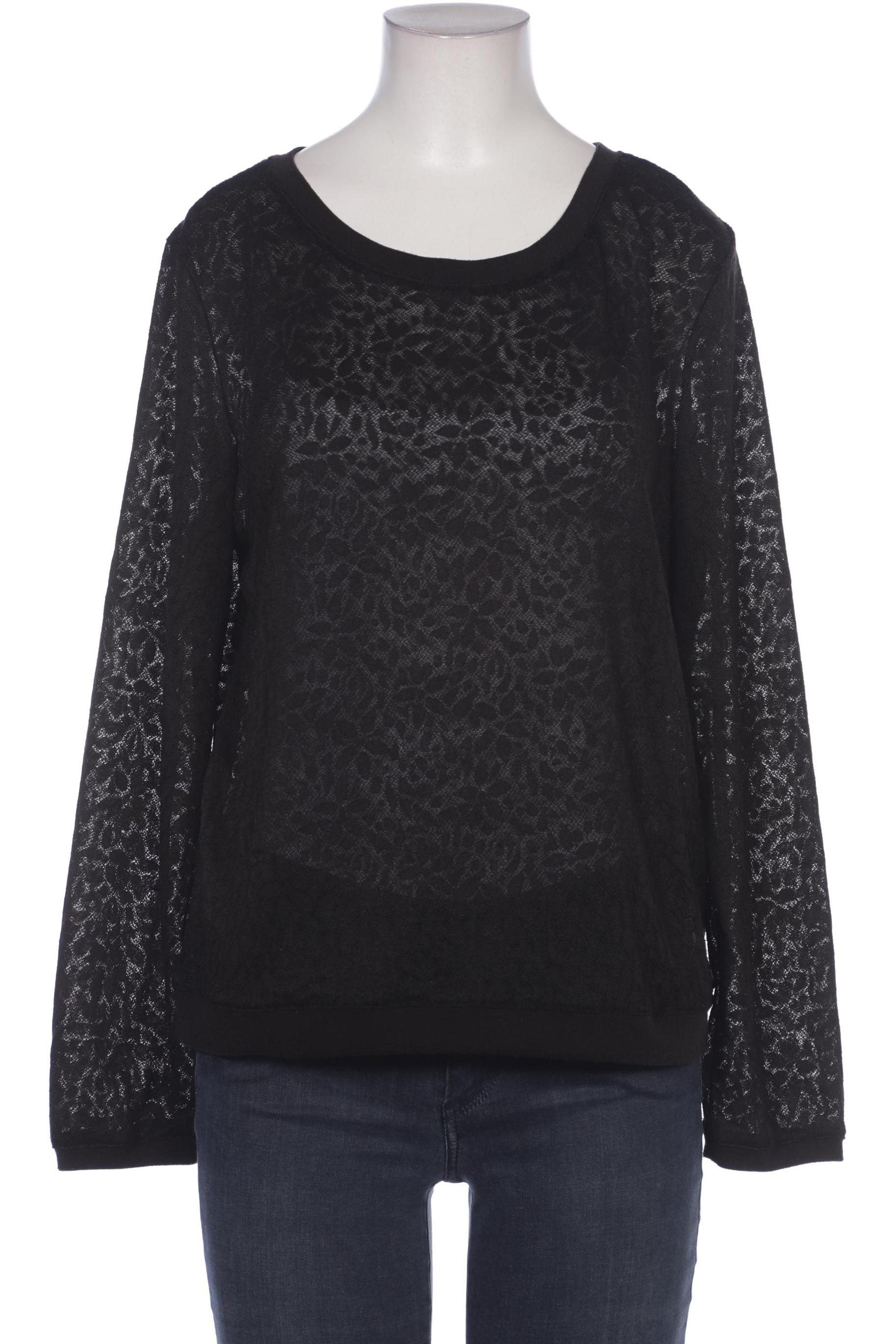 

H&M Damen Langarmshirt, schwarz, Gr. 38