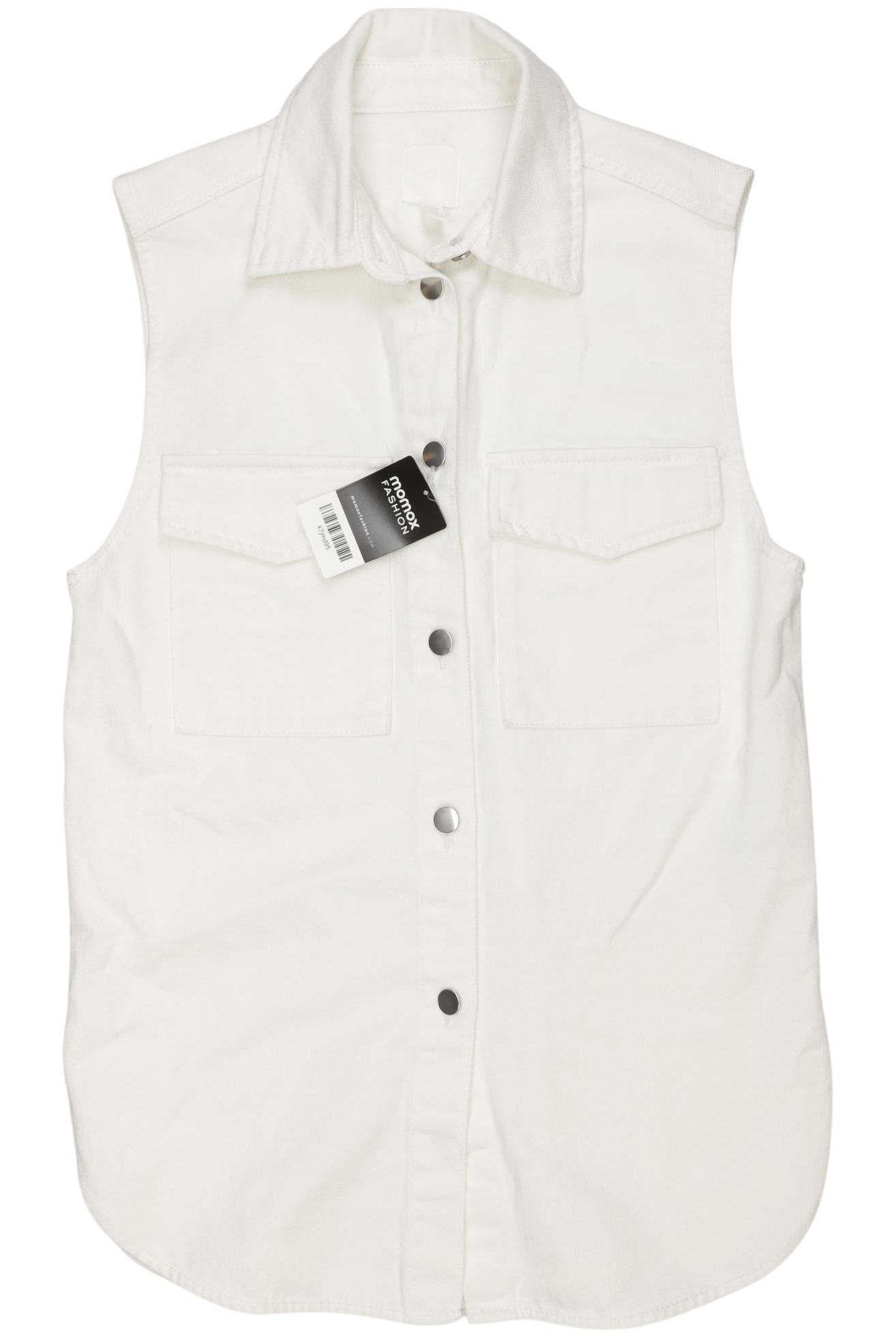 

H&M Damen Weste, weiß, Gr. 34