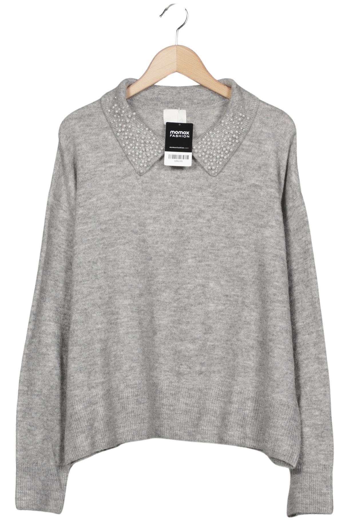 

H&M Damen Pullover, grau, Gr. 46