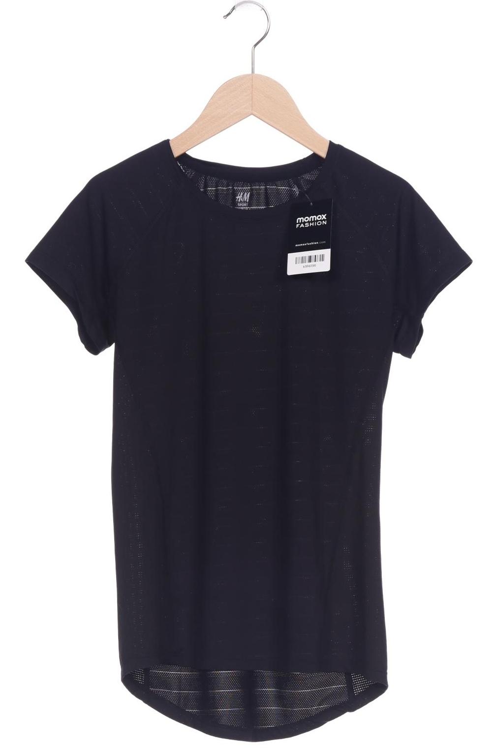 

H&M Damen T-Shirt, schwarz, Gr. 36
