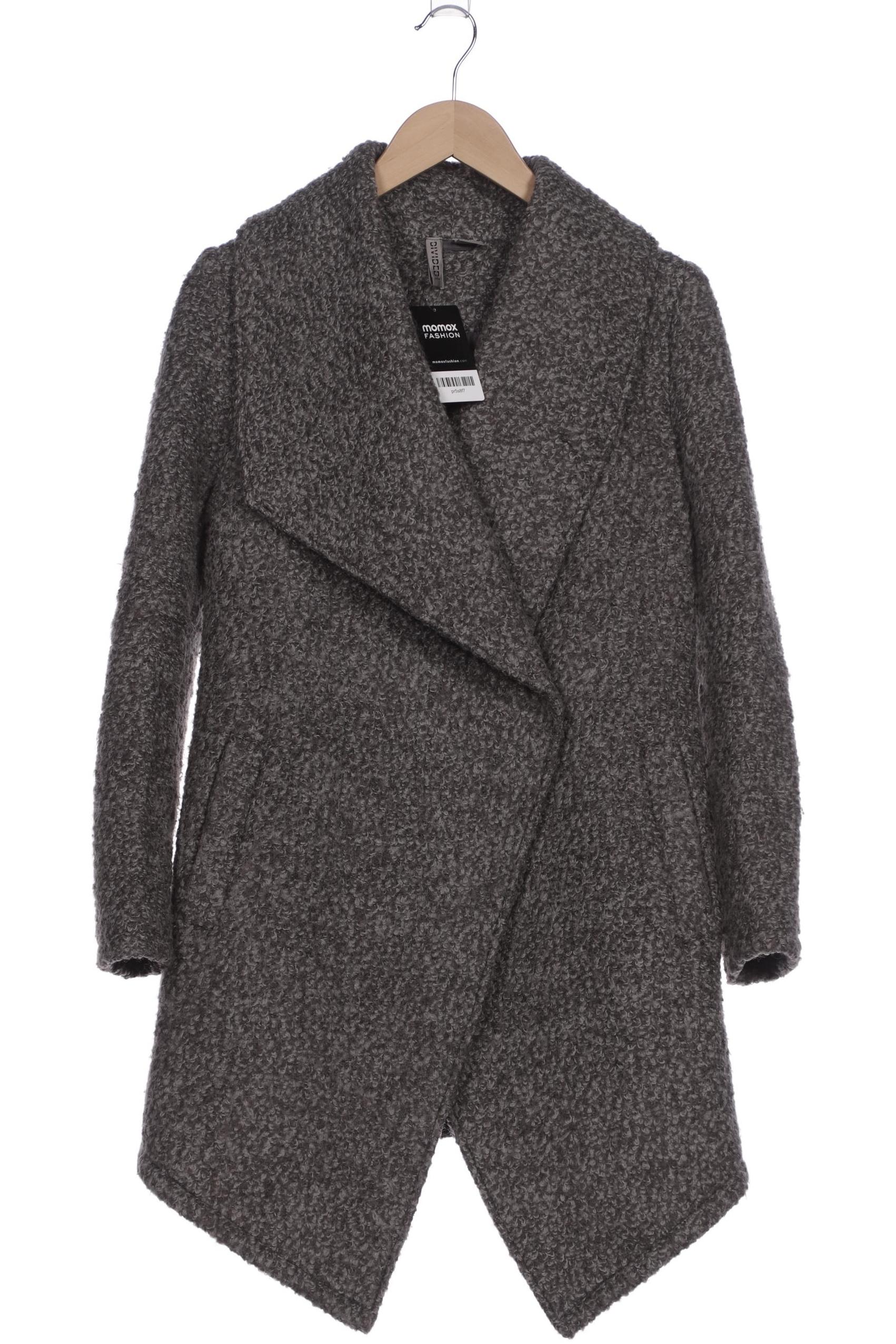 

H&M Damen Mantel, grau, Gr. 32