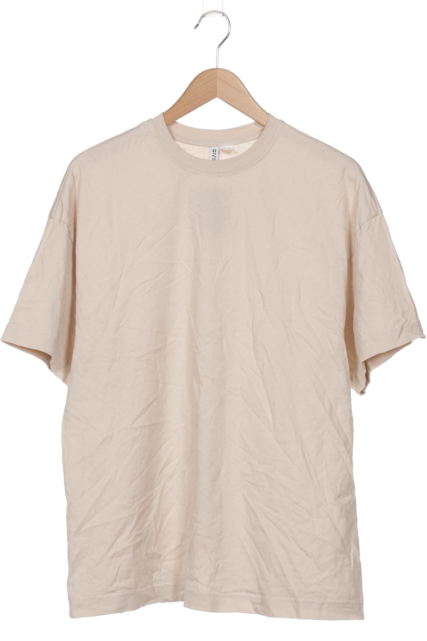 

H&M Damen T-Shirt, beige, Gr. 38