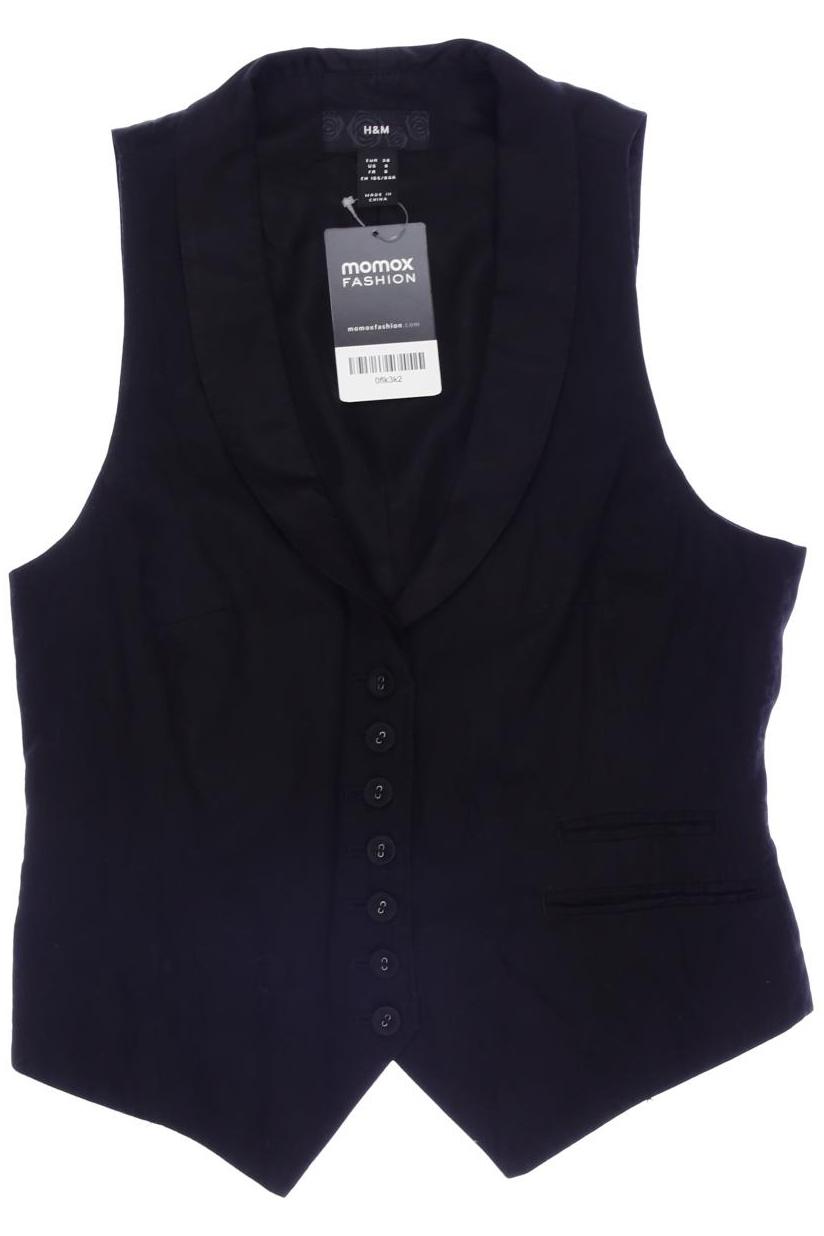 

H&M Damen Weste, schwarz, Gr. 36