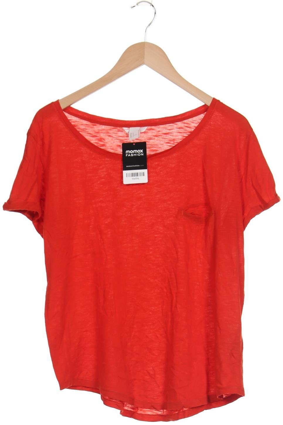 

H&M Damen T-Shirt, rot, Gr. 38