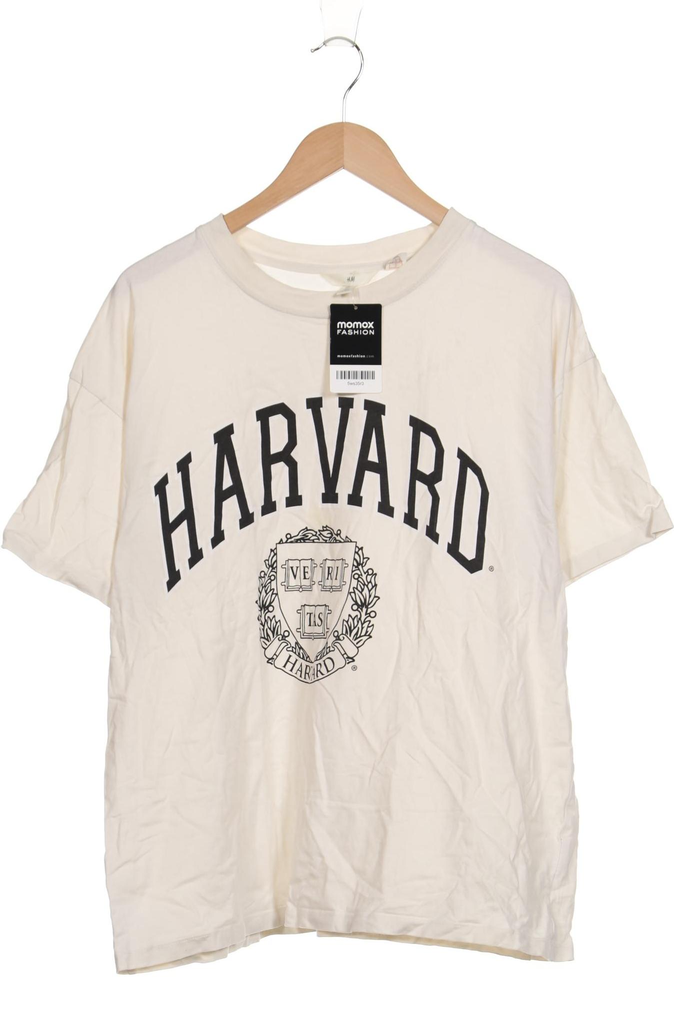 

H&M Damen T-Shirt, cremeweiß, Gr. 42