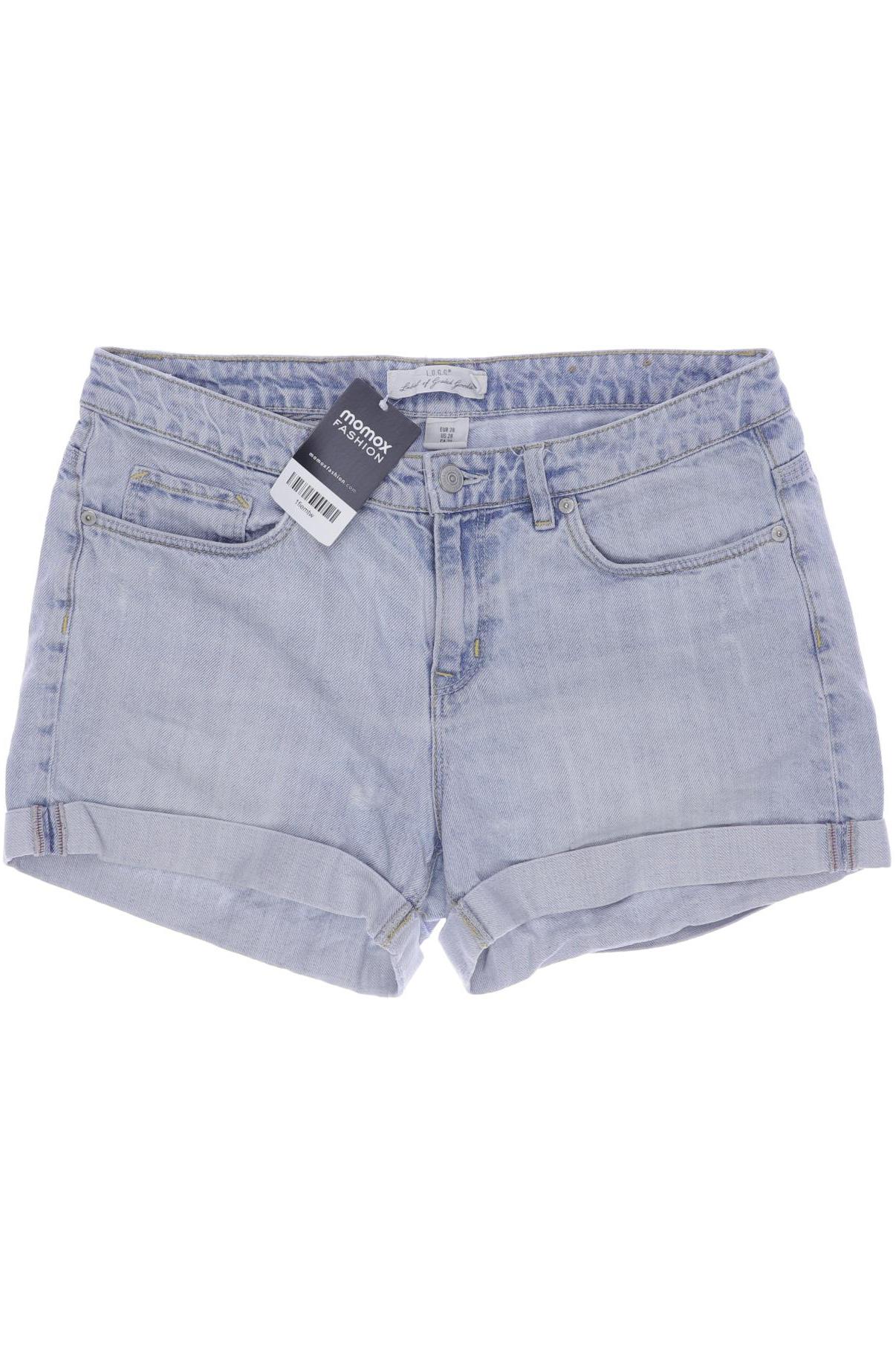 

H&M Damen Shorts, hellblau, Gr. 28