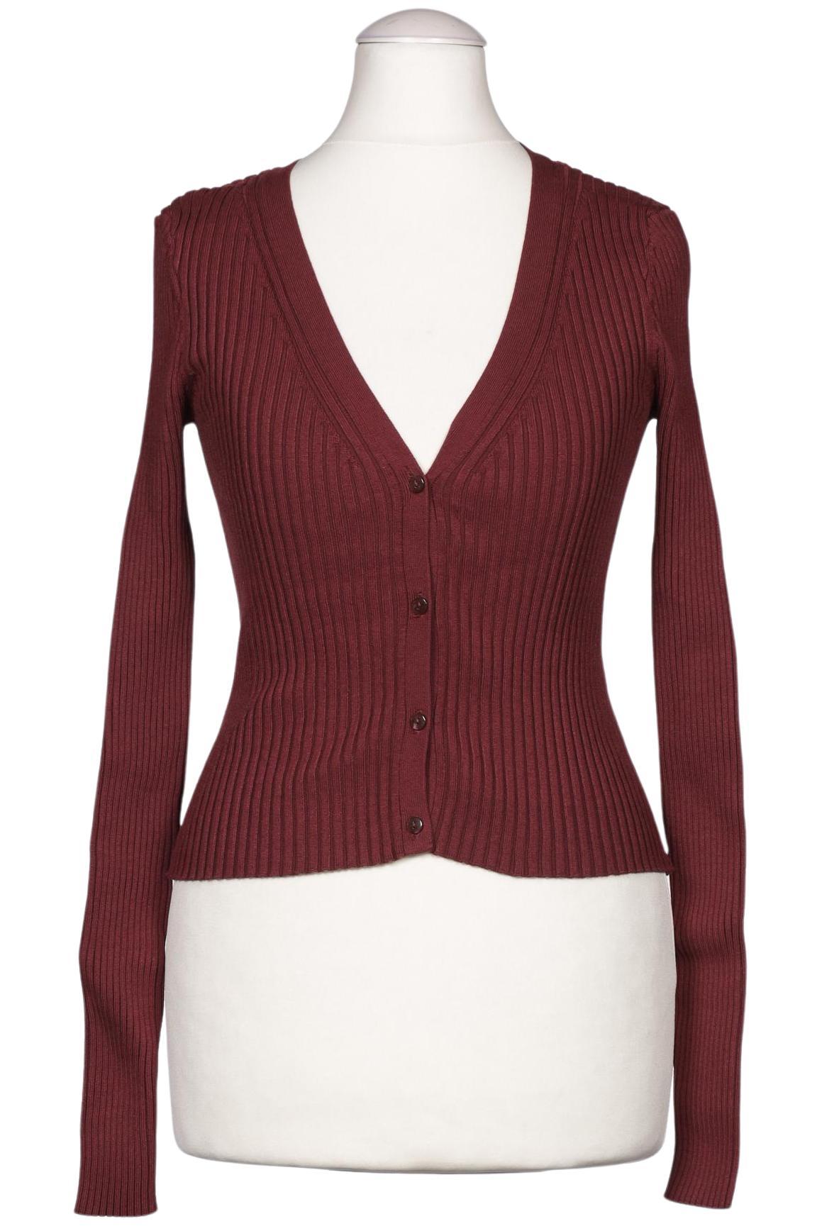 

H&M Damen Strickjacke, bordeaux, Gr. 34
