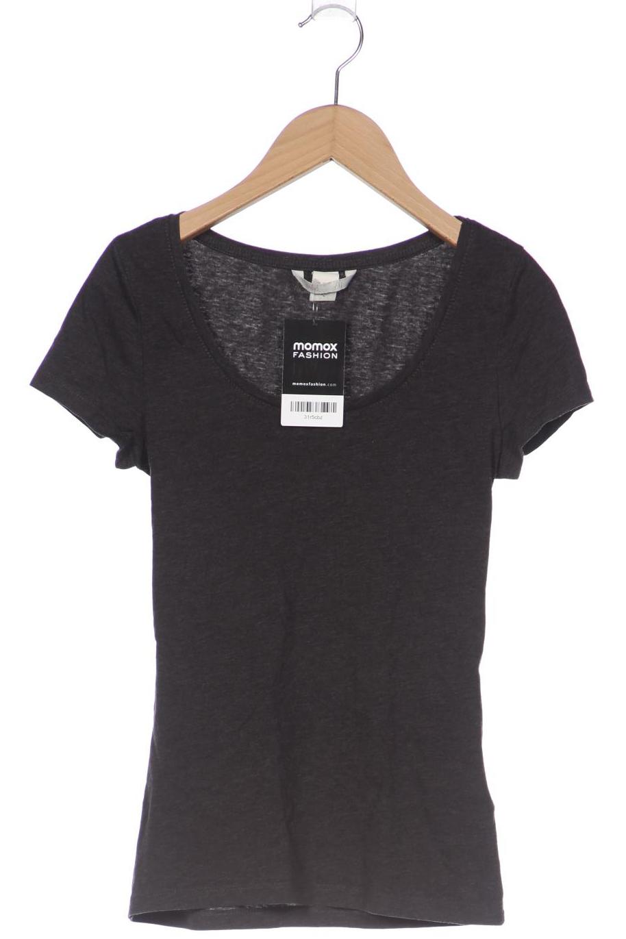 

H&M Damen T-Shirt, grau, Gr. 34