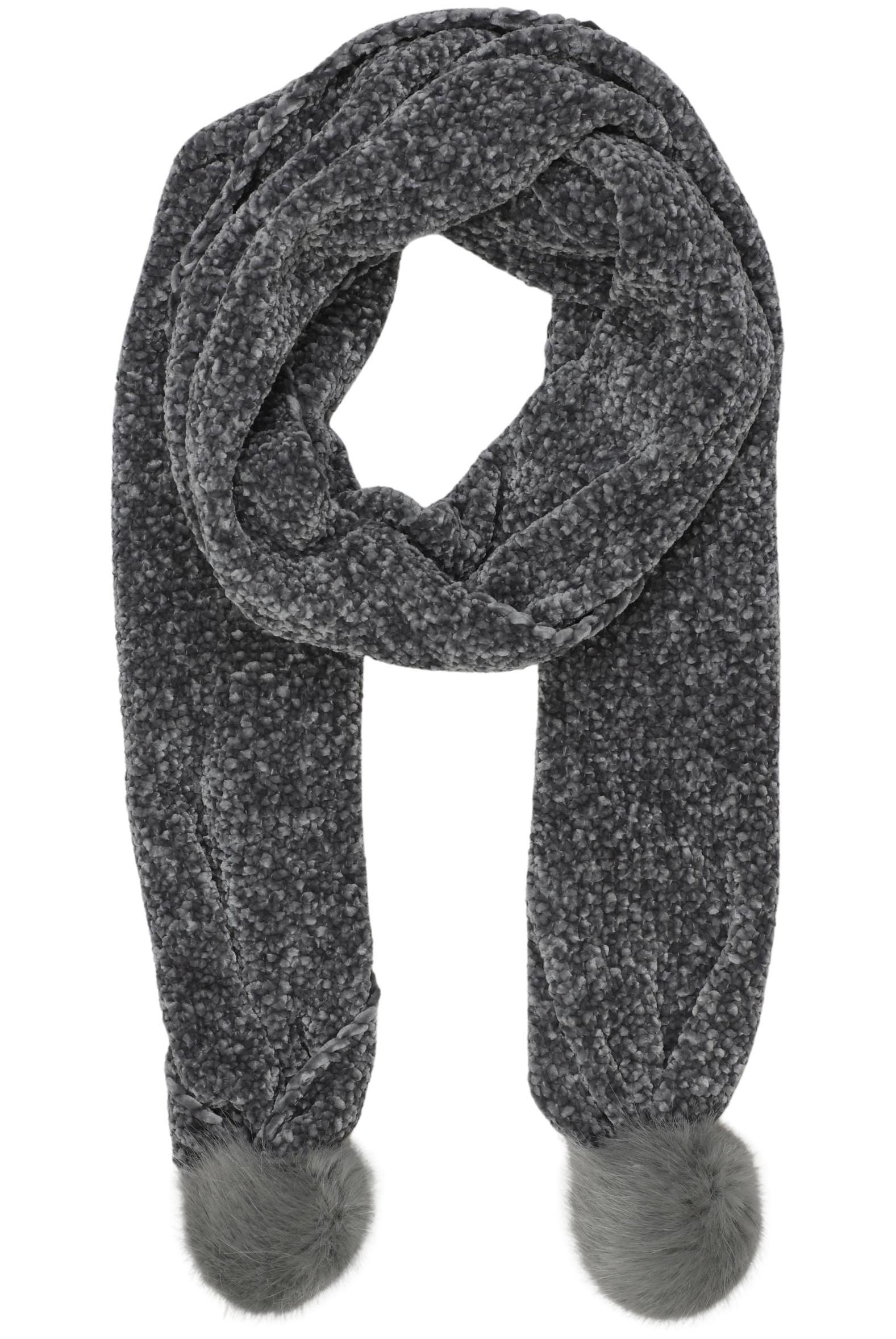 

H&M Damen Schal, grau, Gr.