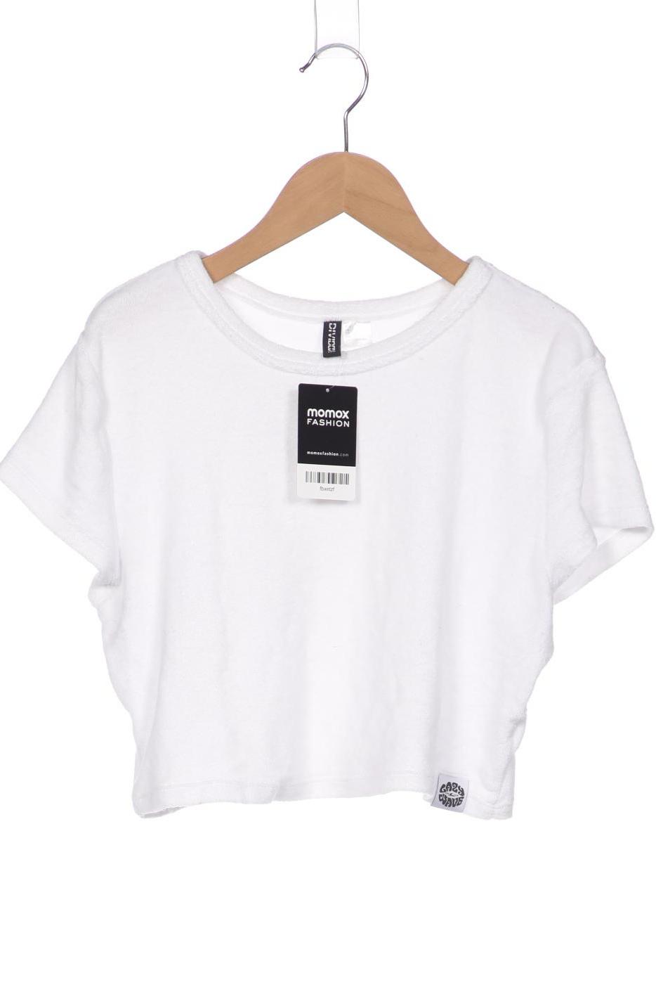 

H&M Damen T-Shirt, weiß, Gr. 42